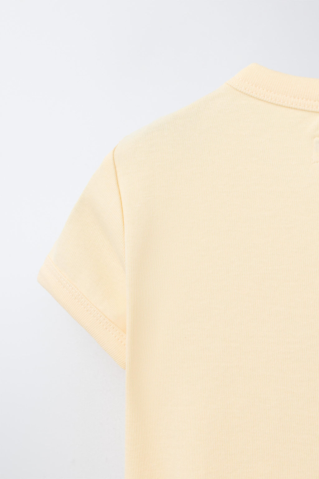 CAMISETA CON MODAL CUT OUT LAZOS / Amarillo - Zara фото 4