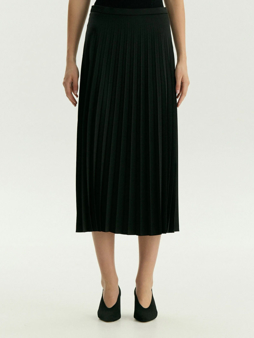 Юбка-плиссе миди, S1066/sirius - Emka фото 3