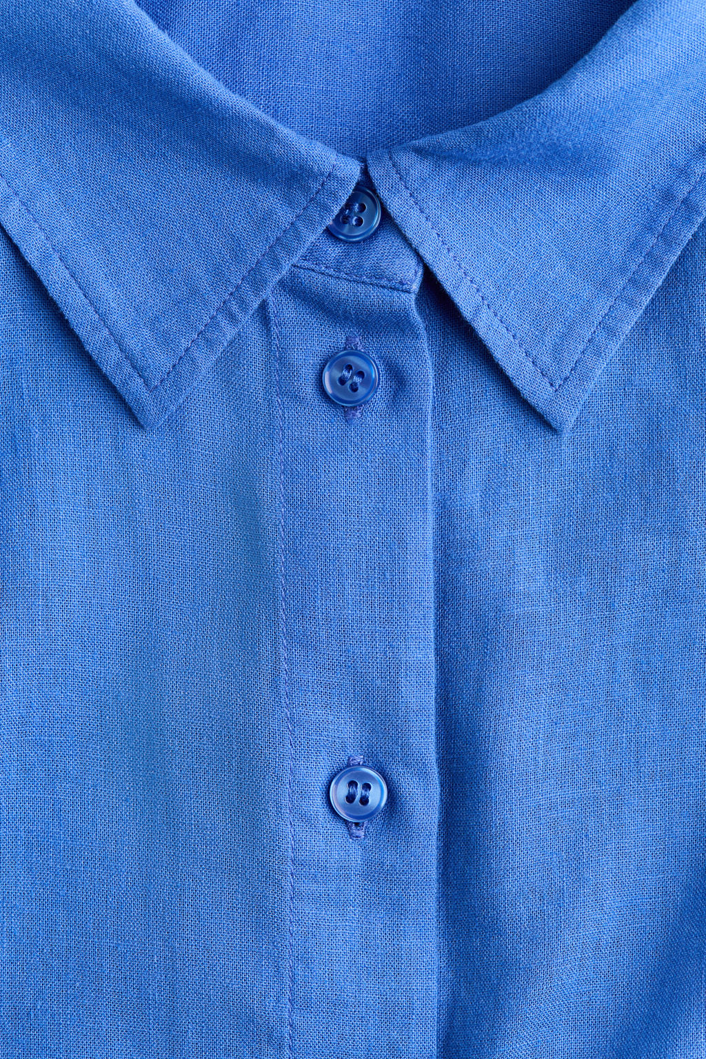 Camisa oversize en mezcla de lino - H&m фото 9