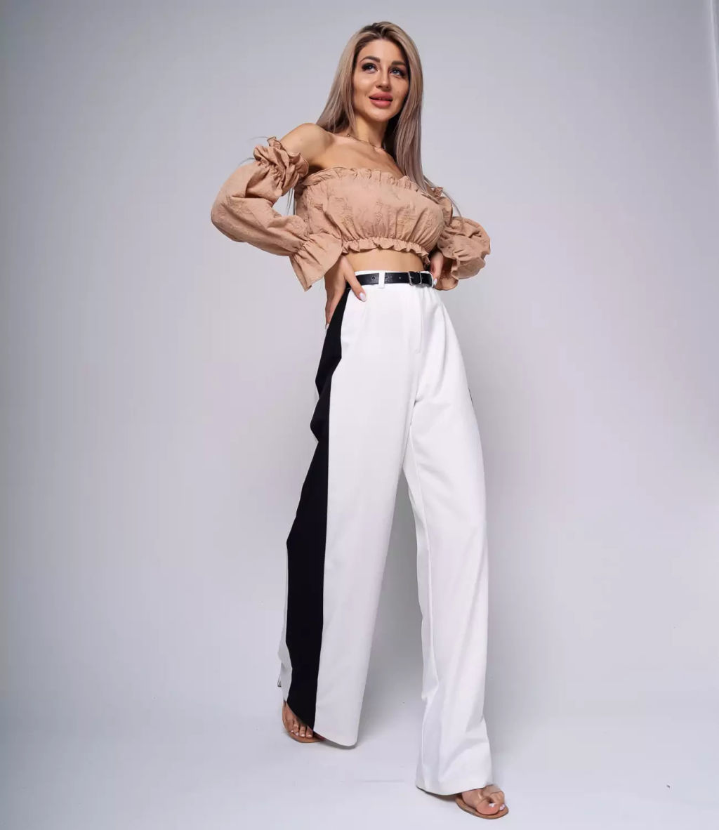 Топ #ОБШ1408, бежевый - Dommod фото 3