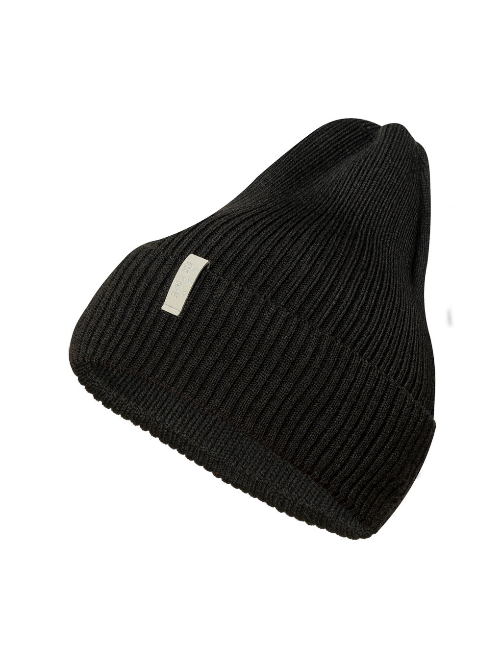 Шапка вязаная черная Ш-102/1 (58)