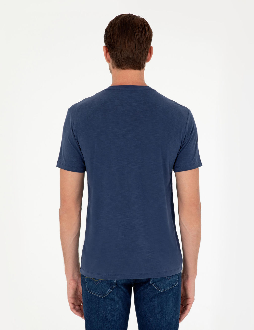 Lacivert Slim Fit Ti__rt - Pierre cardin фото 5