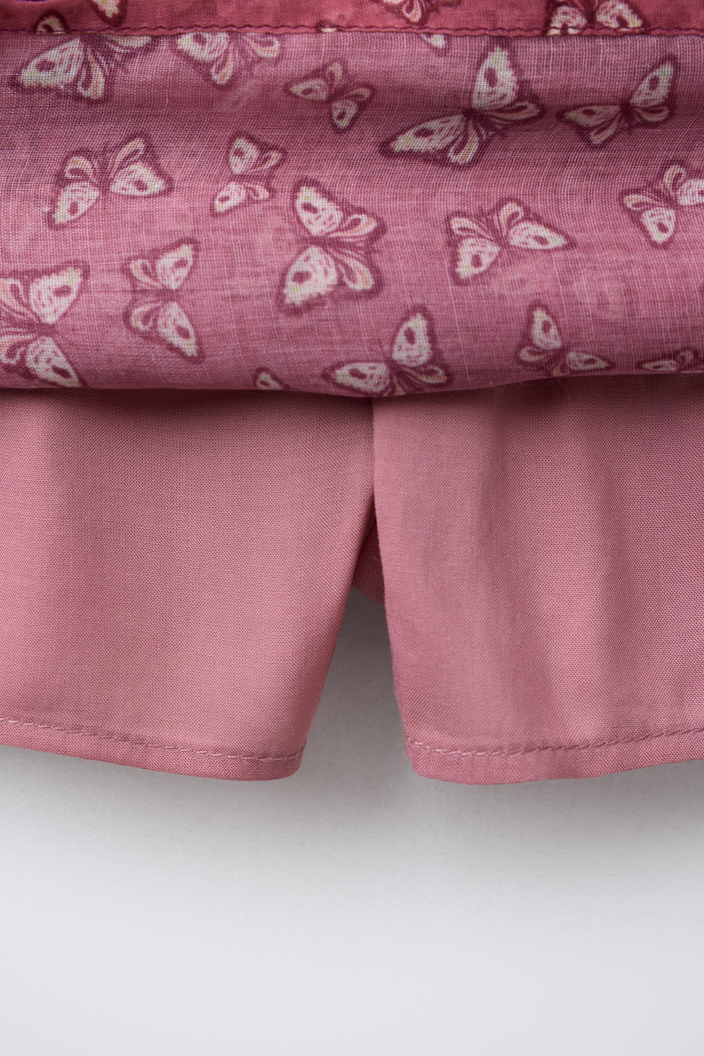 BUTTERFLY PRINT BERMUDA SKORT - Zara фото 4