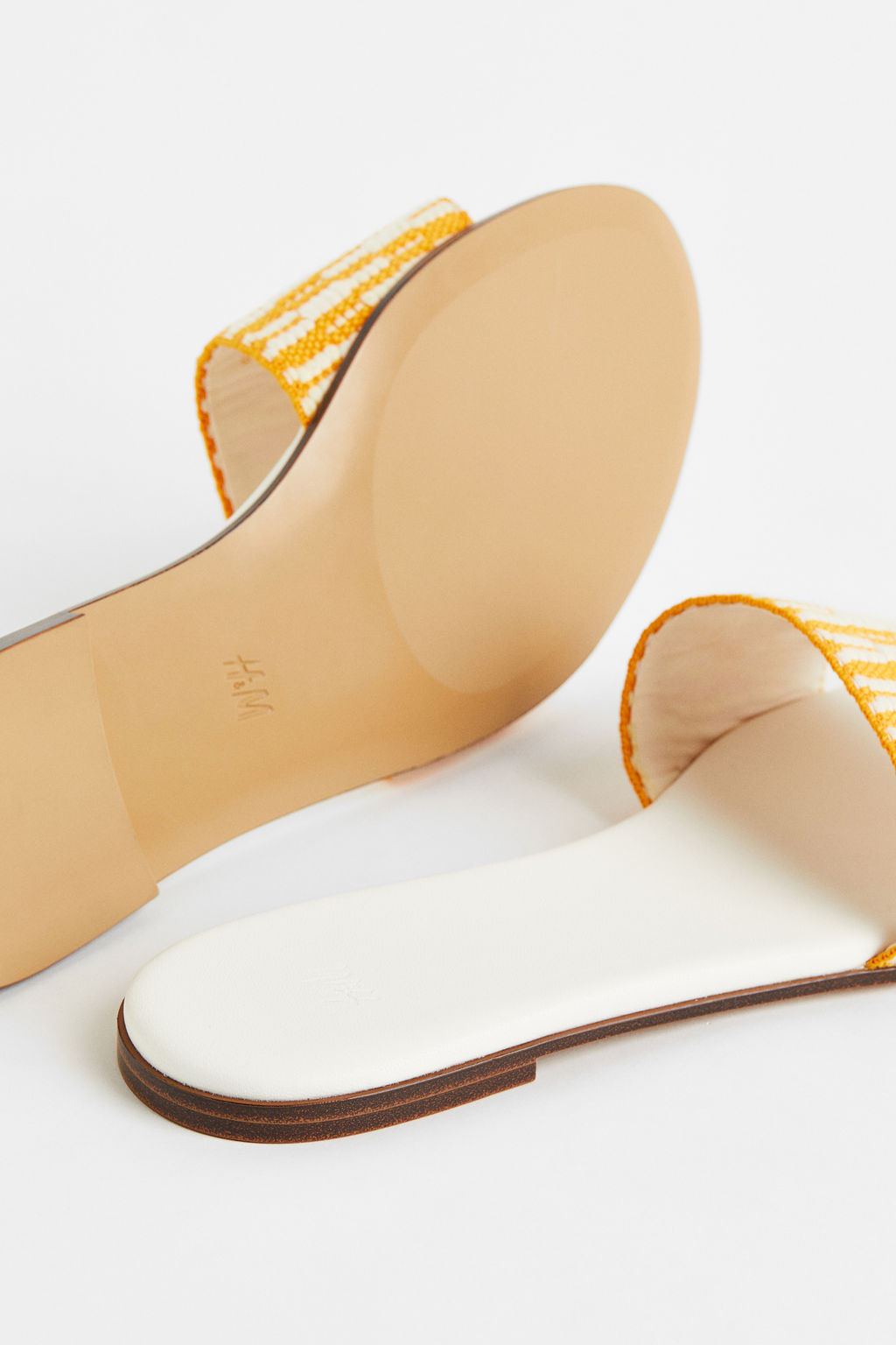 Sandalias abiertas en tejido de jacquard - H&m фото 8