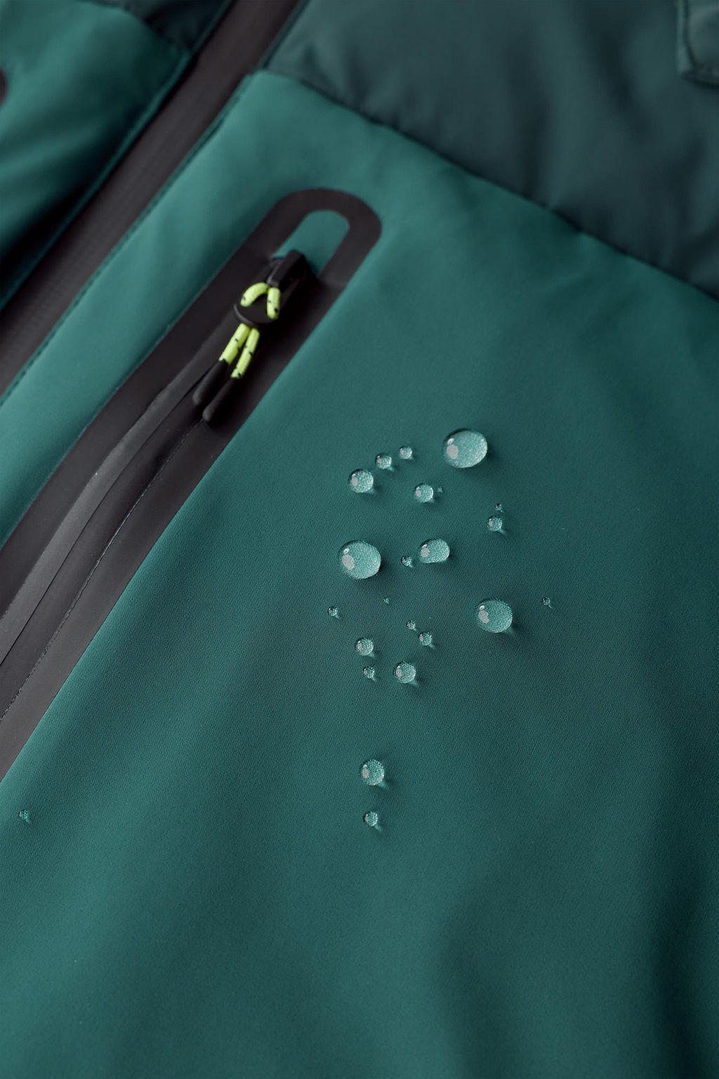 DOWN AND FEATHER PUFFER JACKET WITH REMOVABLE HOODIE, WATER-RESISTANT AND WINDPROOF COLOUR BLOCK RECCO® SYSTEM SKI COLLECTION - Zara фото 13