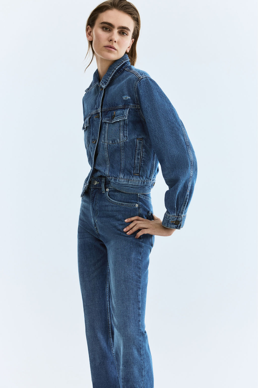 Bootcut High Jeans - H&m фото 11