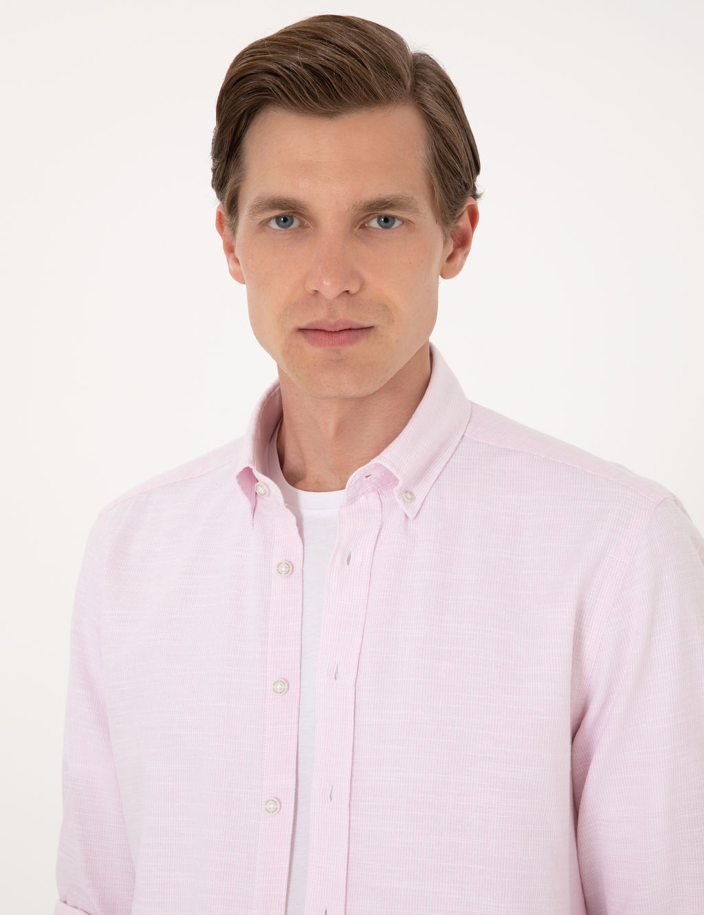 Nar _i_e_i Slim Fit Uzun Kollu G_mlek