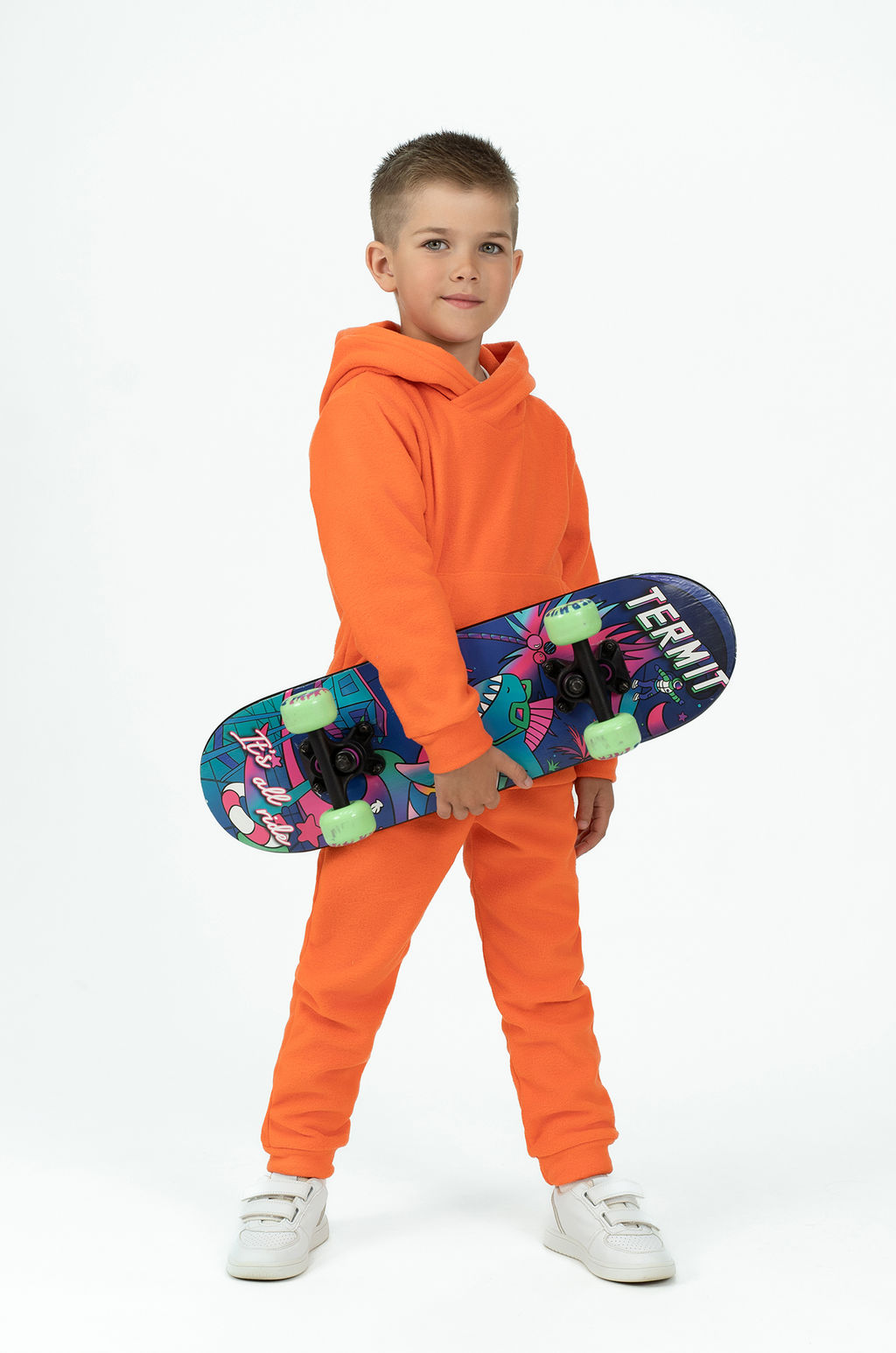 Костюм детский флисовый фуксия - Утенок фото 93