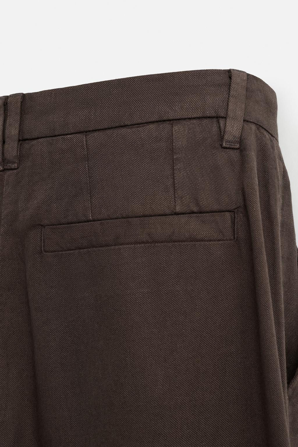 PLEATED FLOWING TROUSERS - Zara фото 11