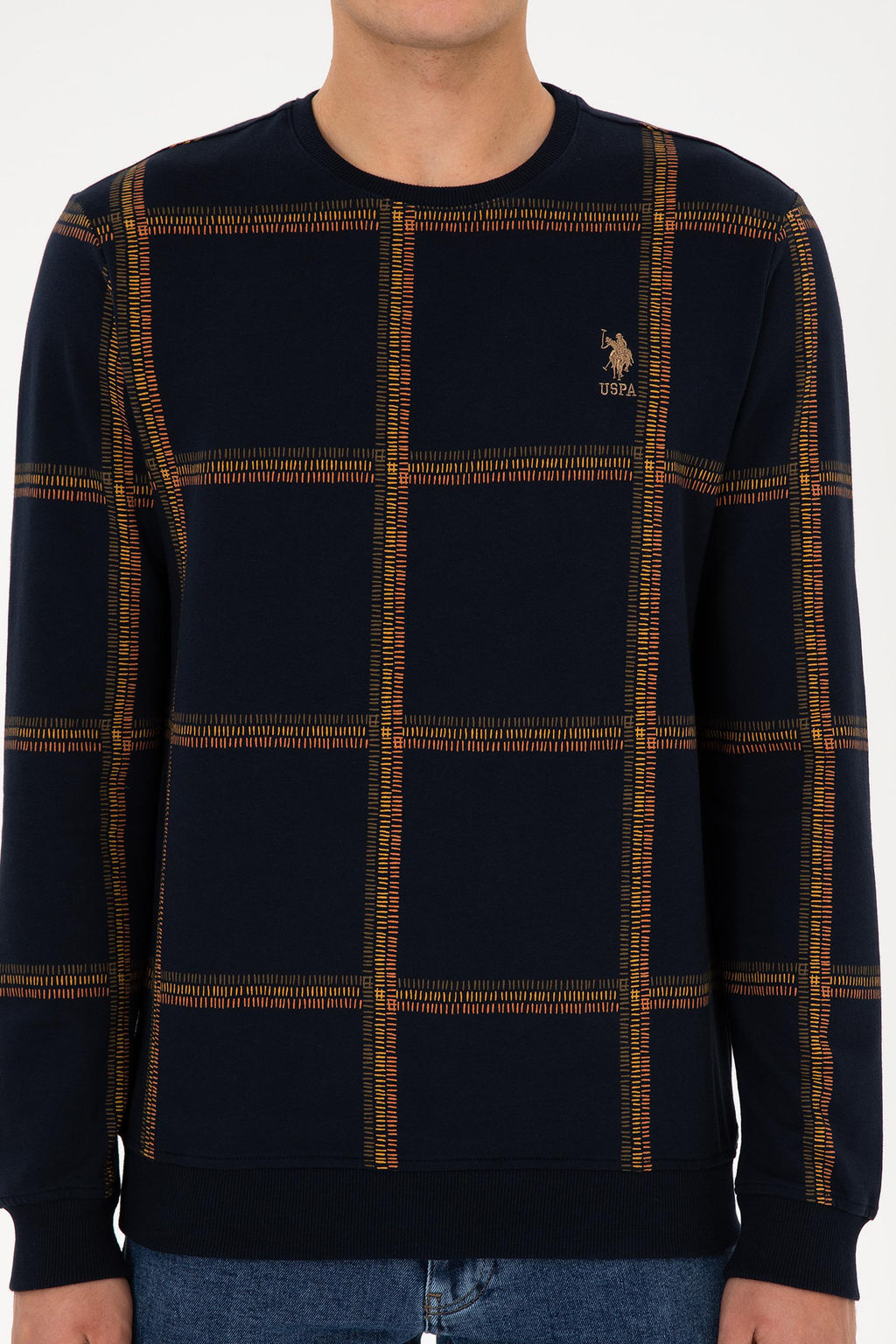 Erkek Lacivert Sweatshirt