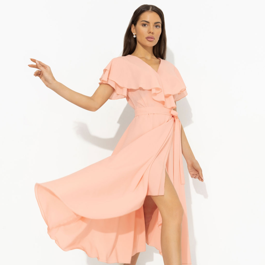 Платье на запах, Счастье влюбленности (розовый поцелуй) - Charutti фото 6