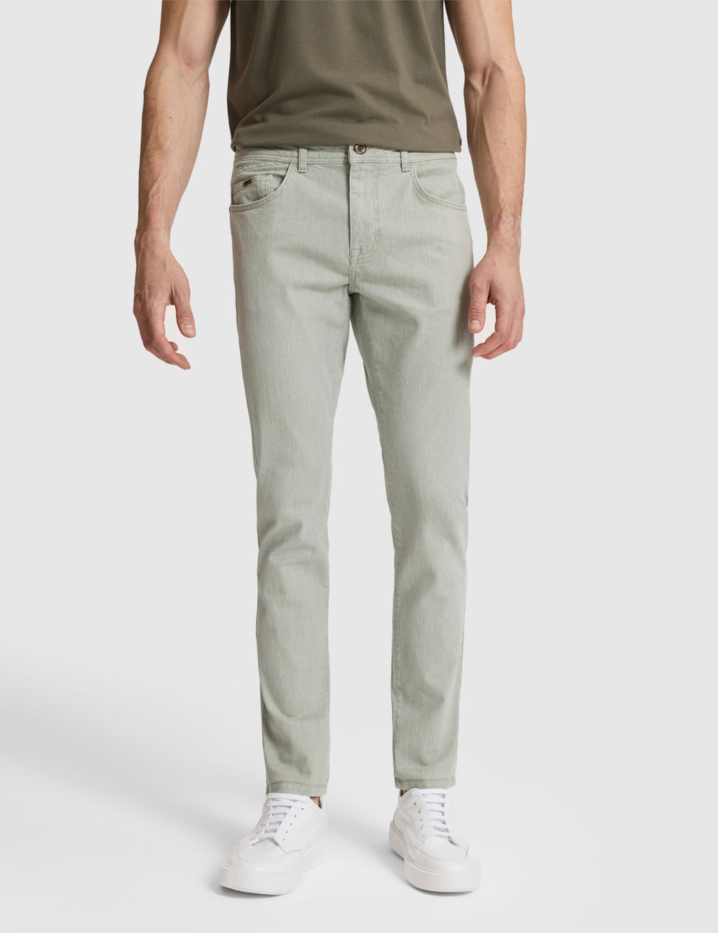 Haki Slim Fit Jean Pantolon