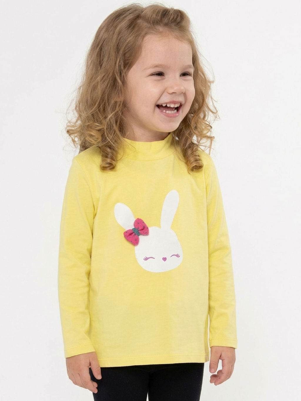 Футболка (лонгслив)	 UD 2153 св.желтый - Mini maxi фото 2