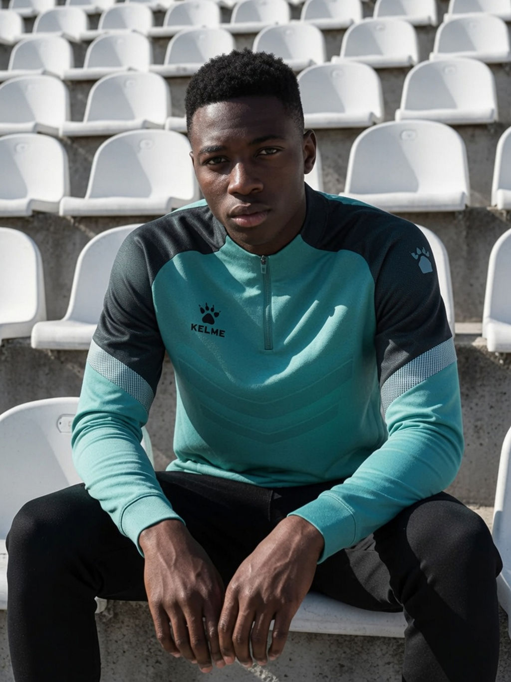 Олимпийка KELME Knitted Training Pullover Teal