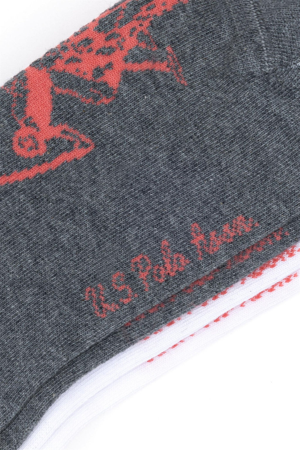 Женские носки-пинетки из двух частей Неожиданная скидка в корзине - U.s. polo assn фото 3