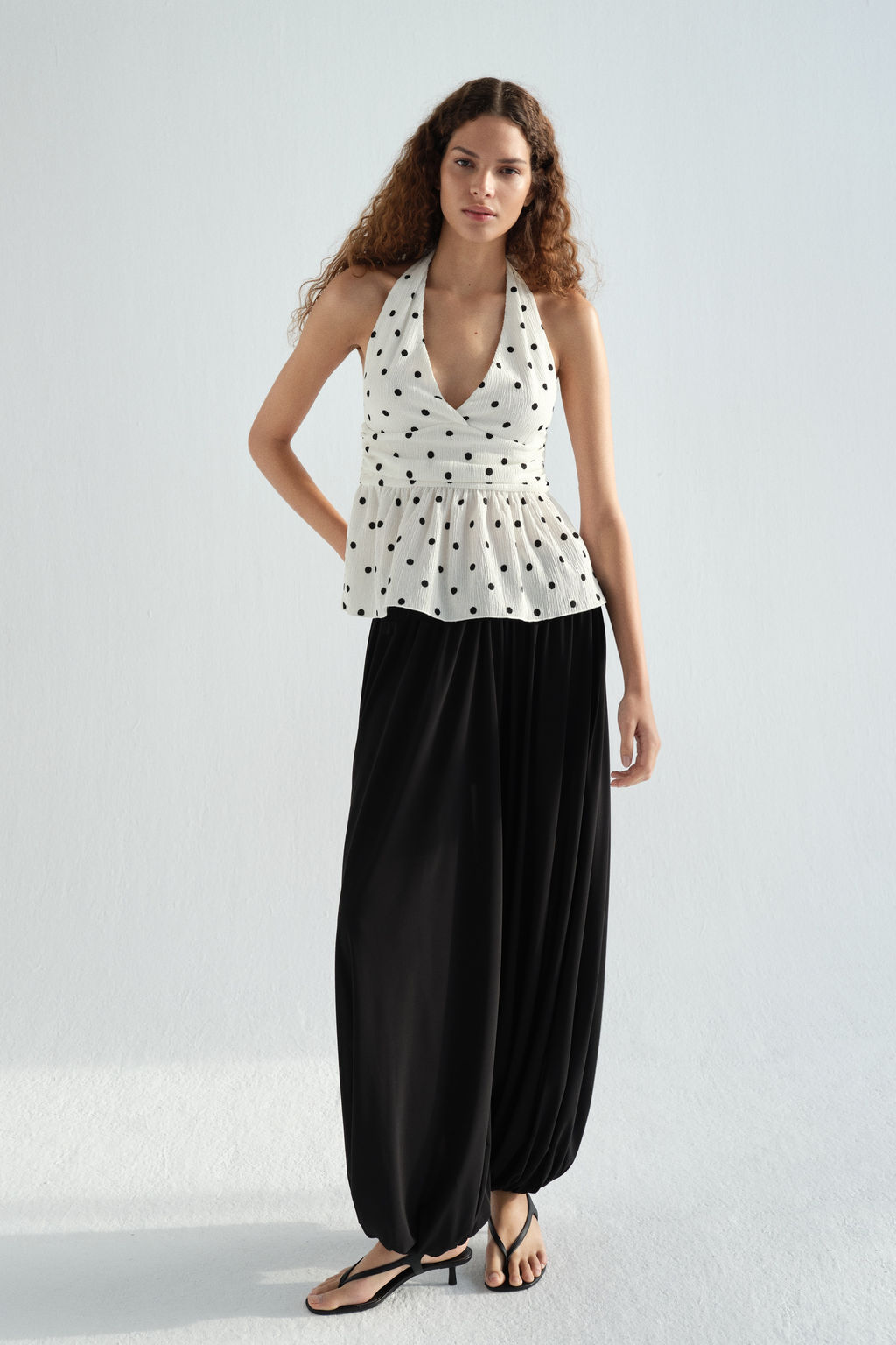 Top halter con peplum - H&m фото 5