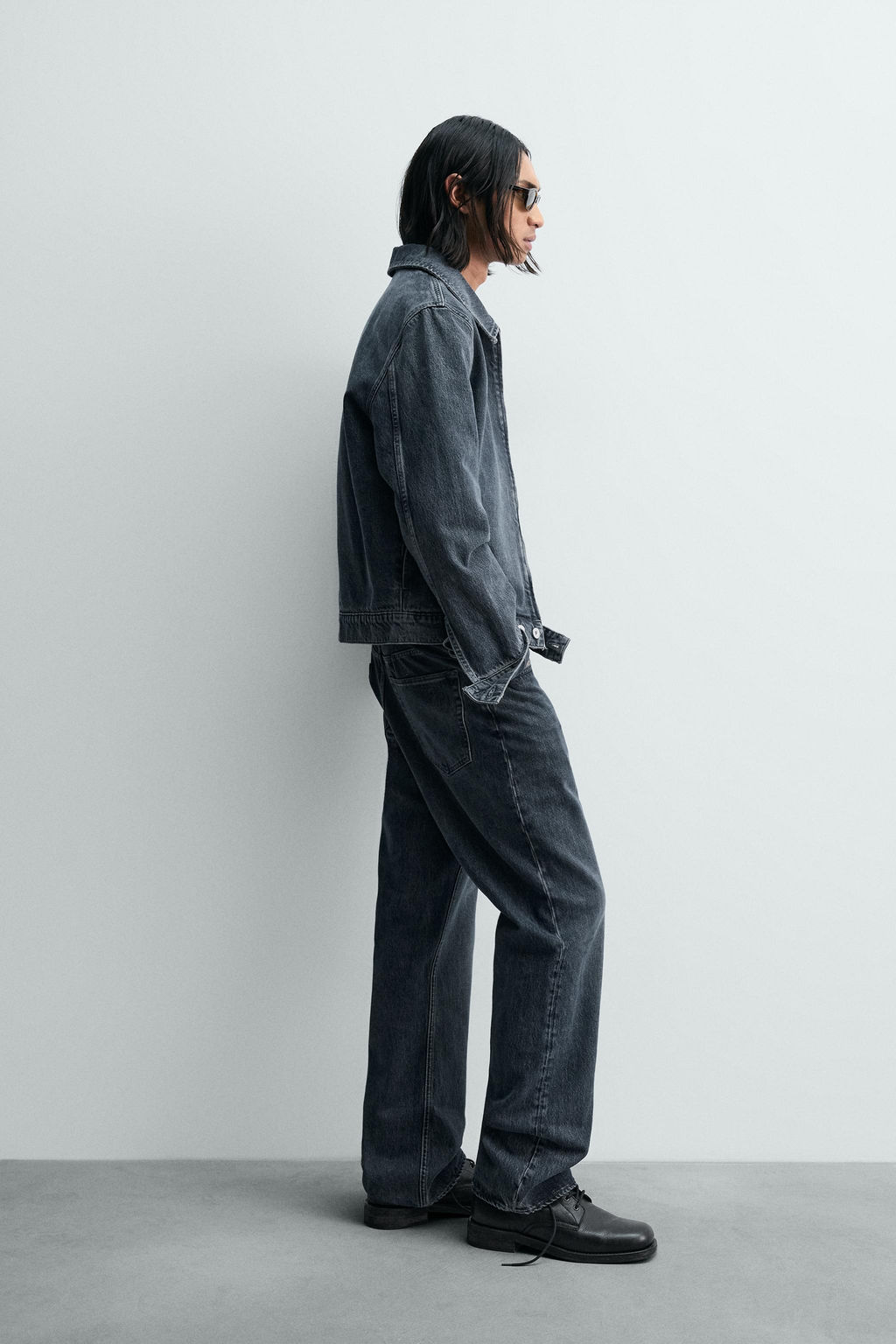 LIMITED EDITION ZIP-UP DENIM JACKET - Zara фото 4