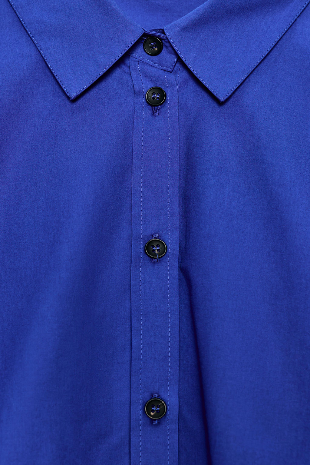 POPLIN SHIRT WITH SIDE DARTS - Zara фото 12