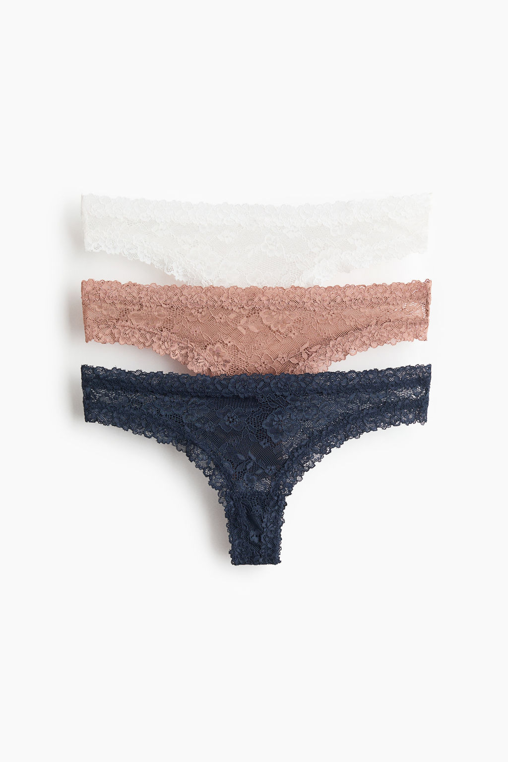 Pack de 3 bragas Brazilian de encaje - H&m фото 2