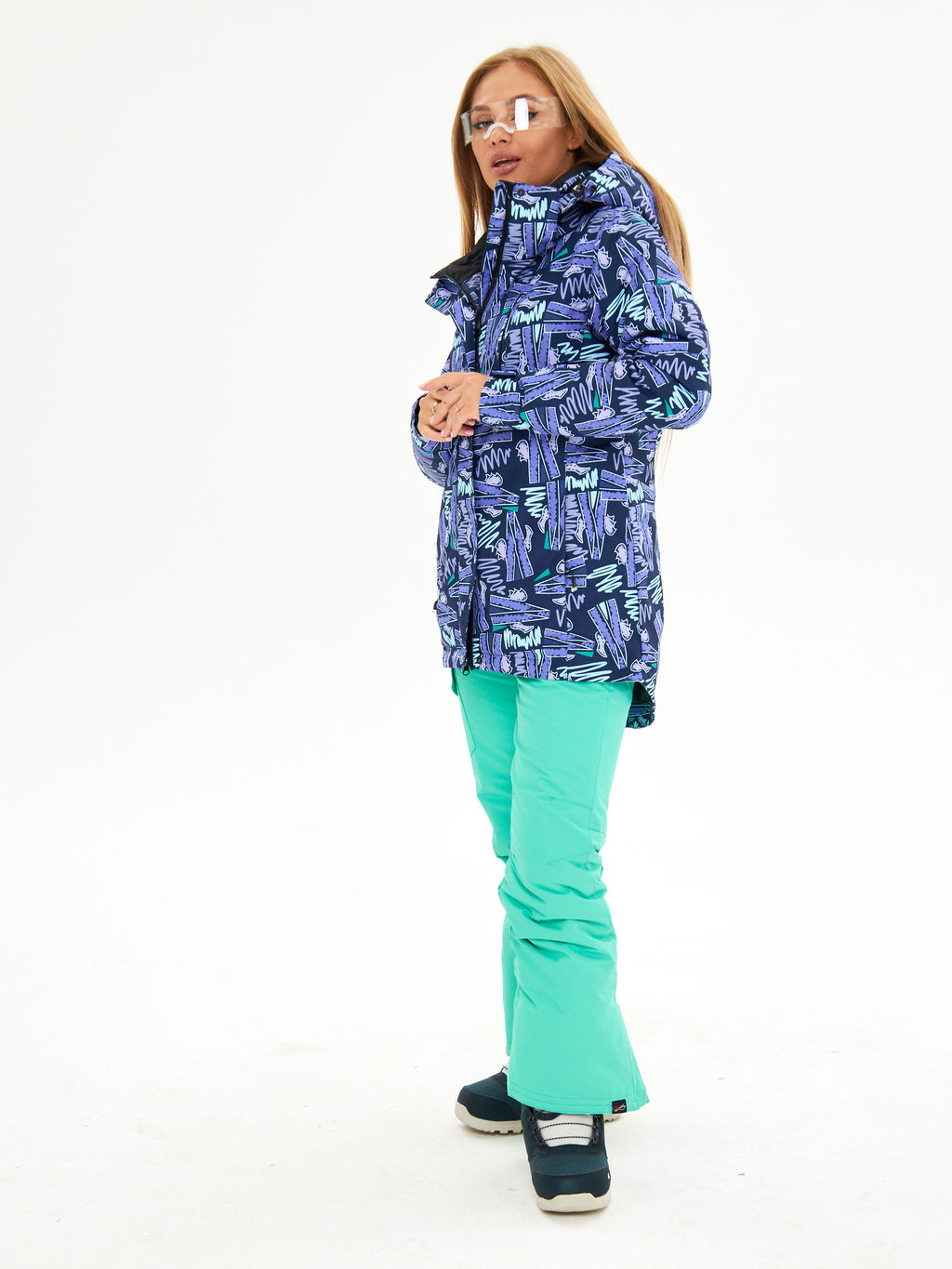 Женская горнолыжная сноубордическая куртка Alpha Endless Ultra Chaleur SNB 423/316_5 Разноцветный  фото 36