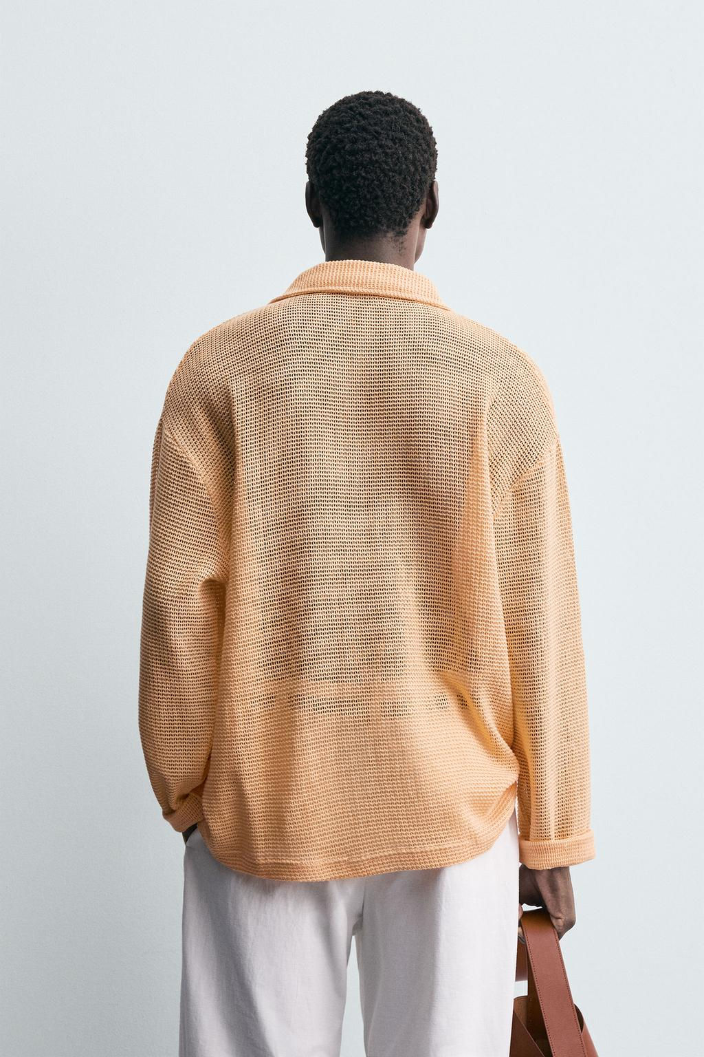 OPEN WEAVE SHIRT - Zara фото 4