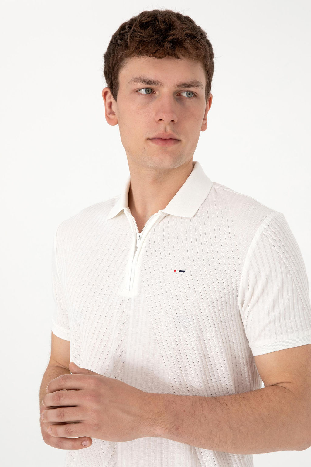 Erkek Regular Fit Polo Yaka Krem Ti__rt Sepette S_rpriz _ndirim - U.s. polo assn фото 2