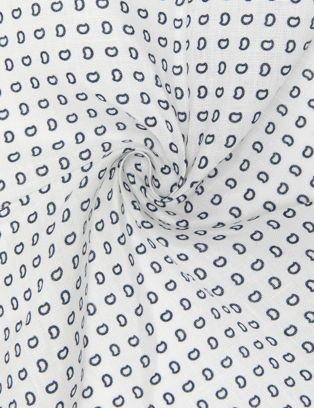 Темно-синий льняной платок - Cacharel фото 3