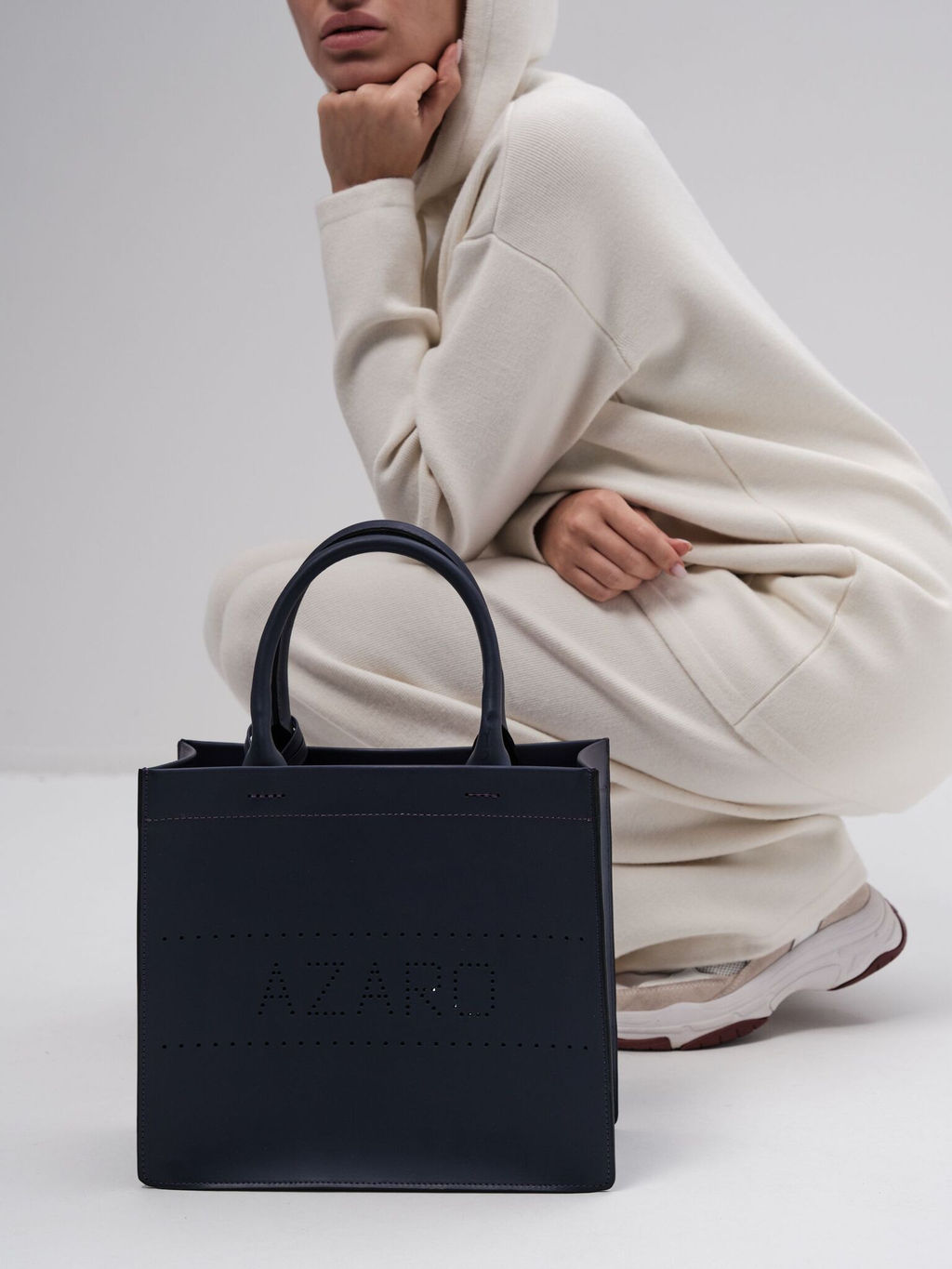 Сумка Azaro 30586 фиолетовый цветок