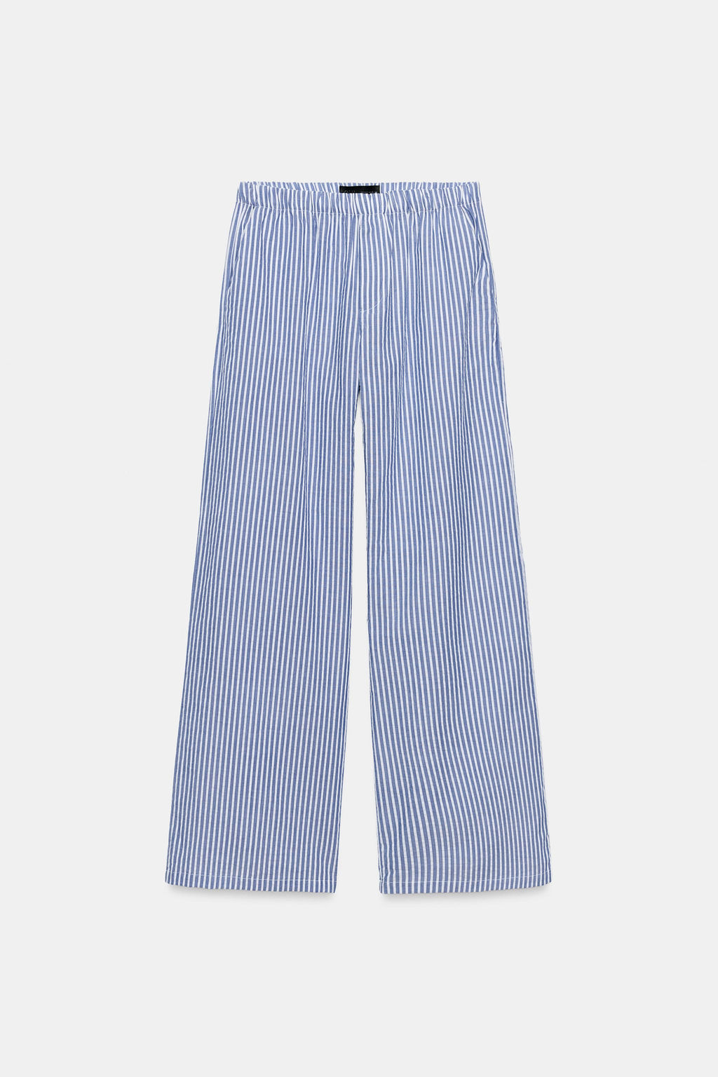 PANTAL?N PIJAMERO RAYAS / Azul / Blanco