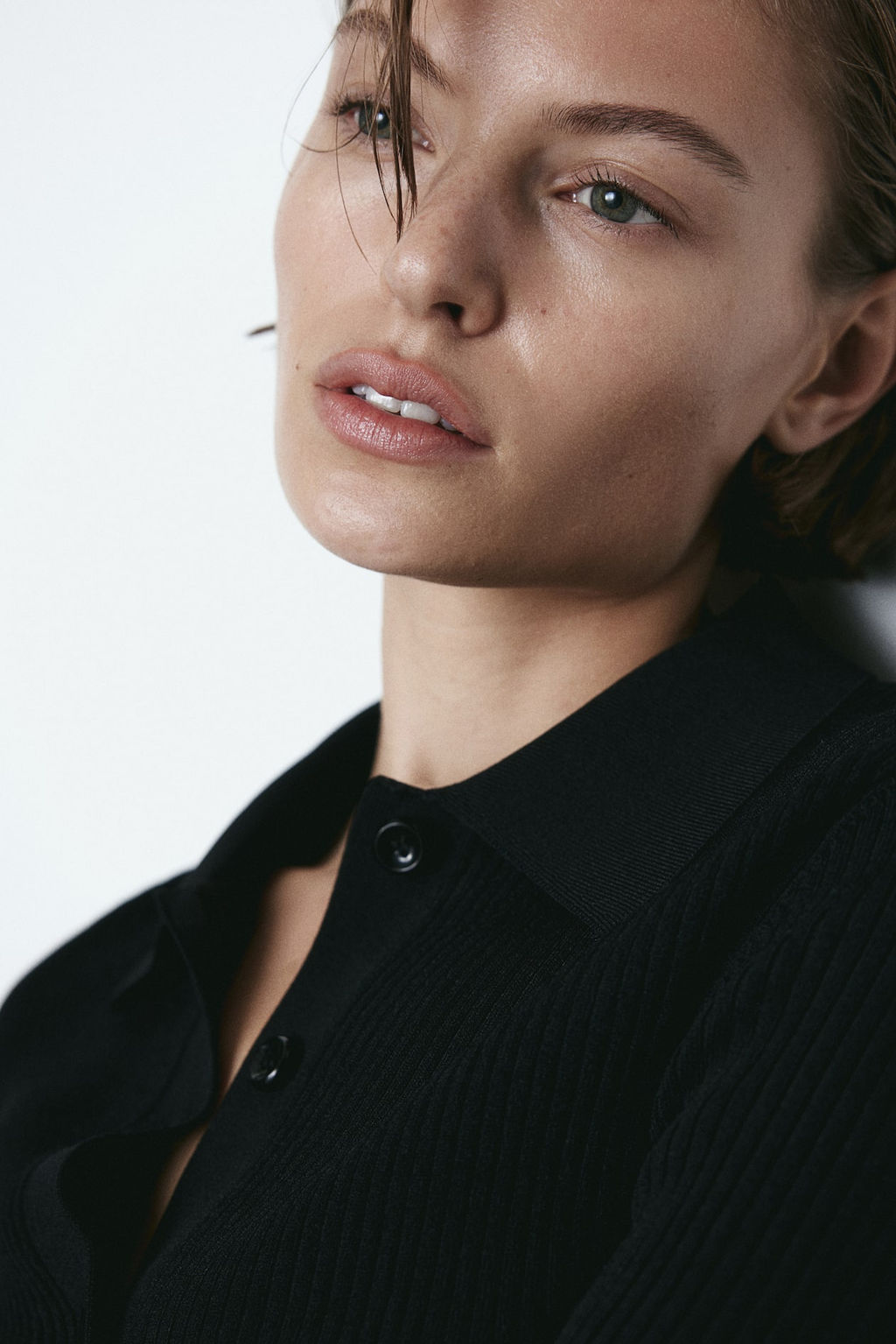 Top de canale con cuello camisero - H&m фото 2