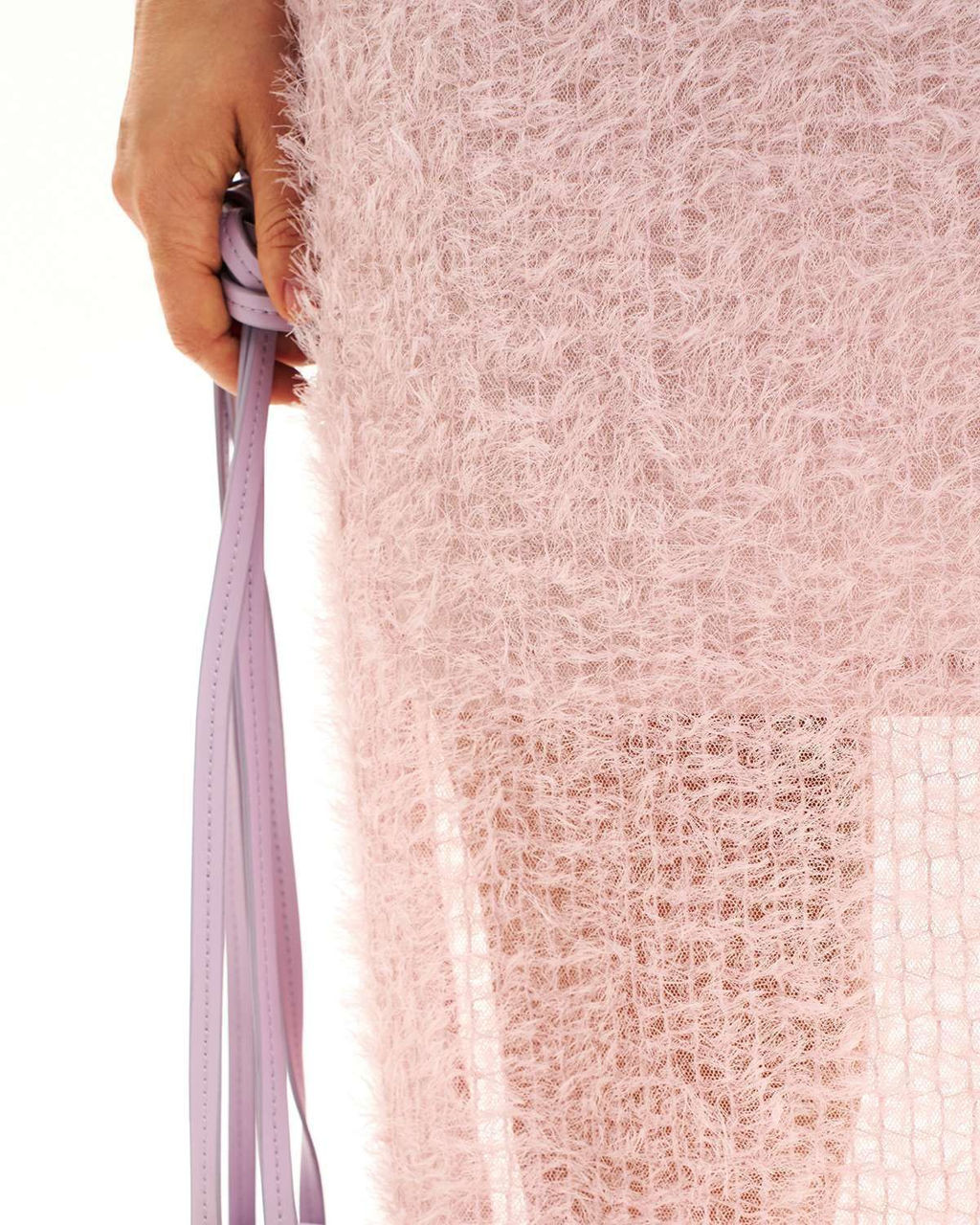 Юбка из сетки с ворсом VU001