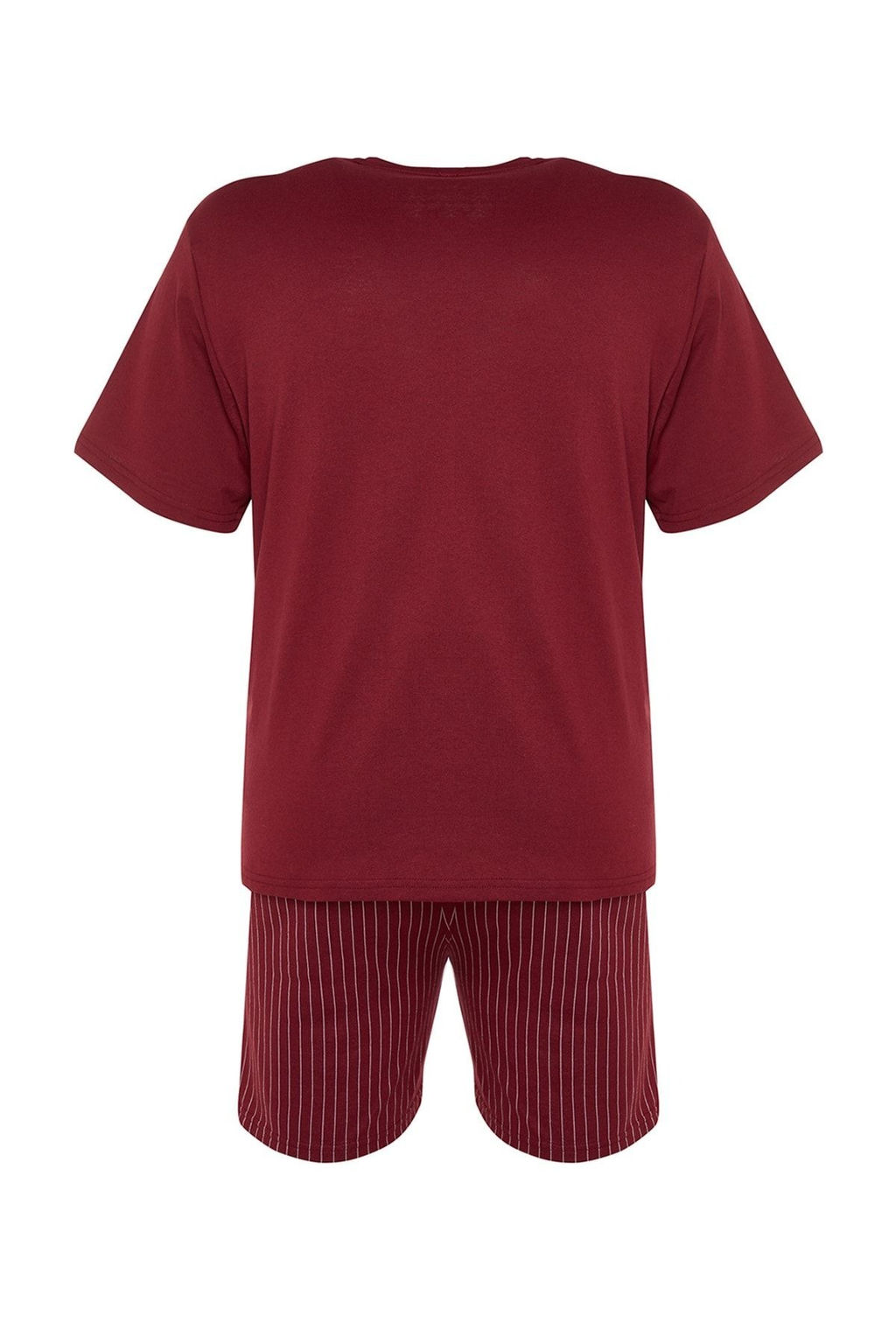 TRENDYOL MAN Buyuk Beden Bordo Regular Fit Rahat Bask?l? Sortlu Pijama Tak?m? TMNSS23PT00014 - Trendyolmilla фото 24