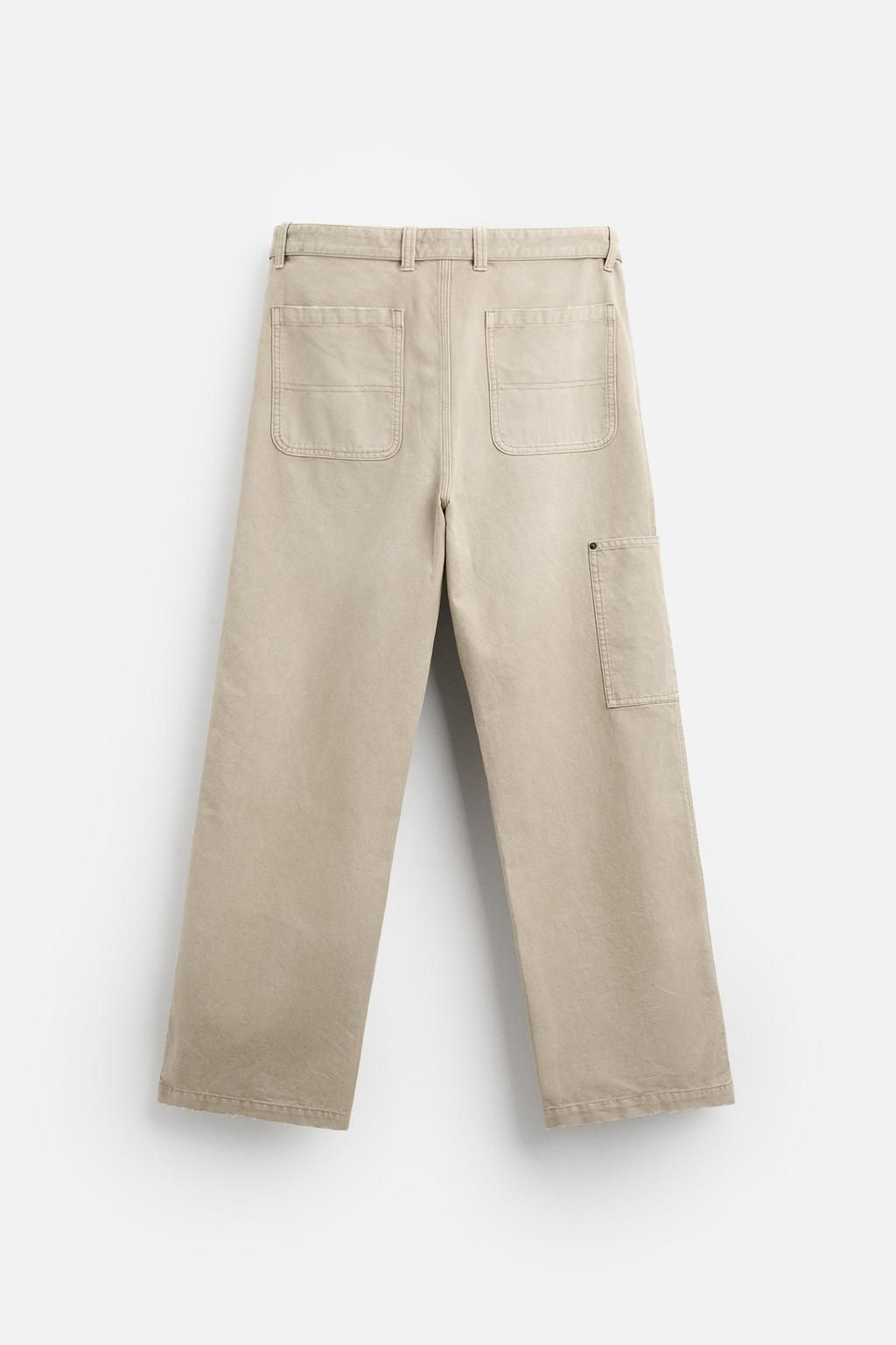 FADED CANVAS TROUSERS - LIMITED EDITION - Zara фото 7