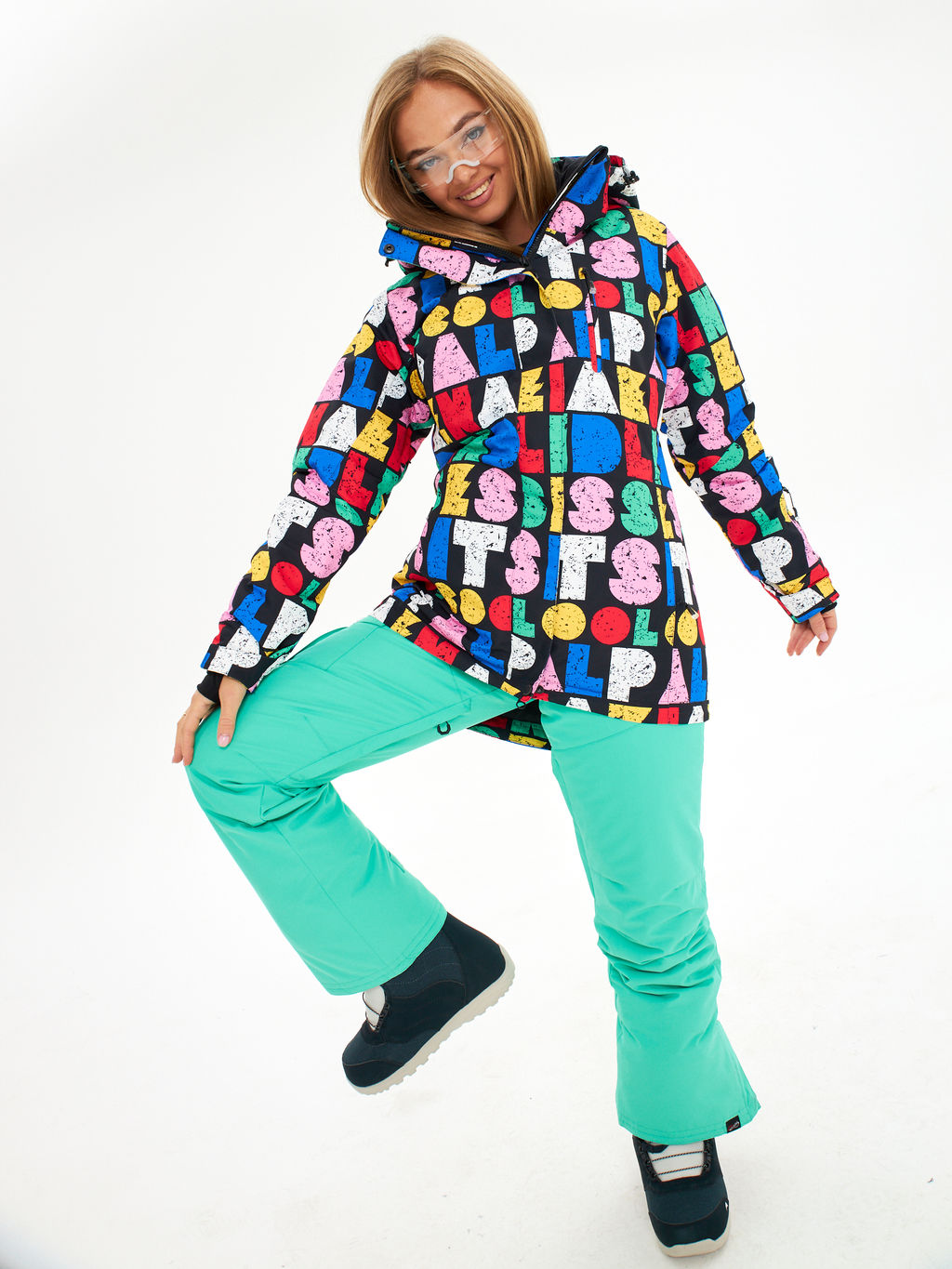 Женская горнолыжная сноубордическая куртка Alpha Endless Ultra Chaleur SNB 423/316_7 Разноцветный  фото 34