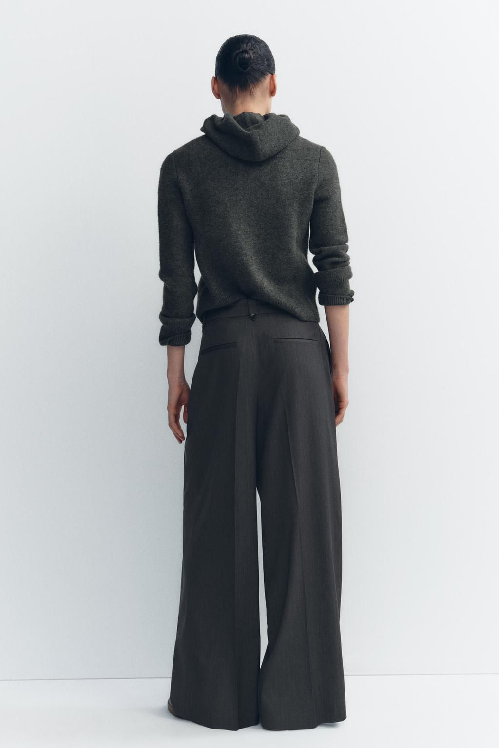 DOUBLE PLEAT TROUSERS - Zara фото 6