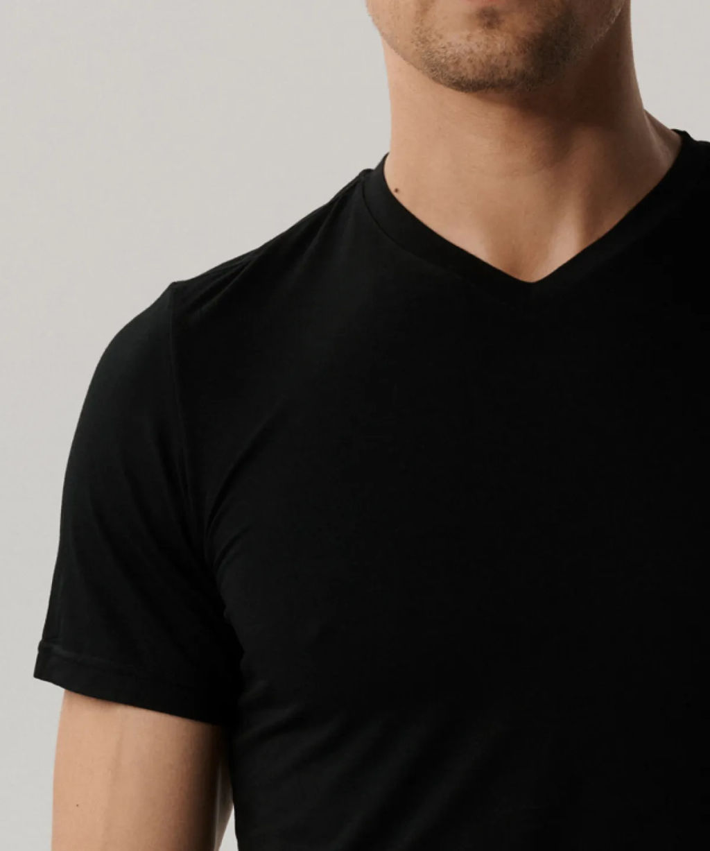 ATLANTIC BMV-051 Футболка Basic черный  фото 3