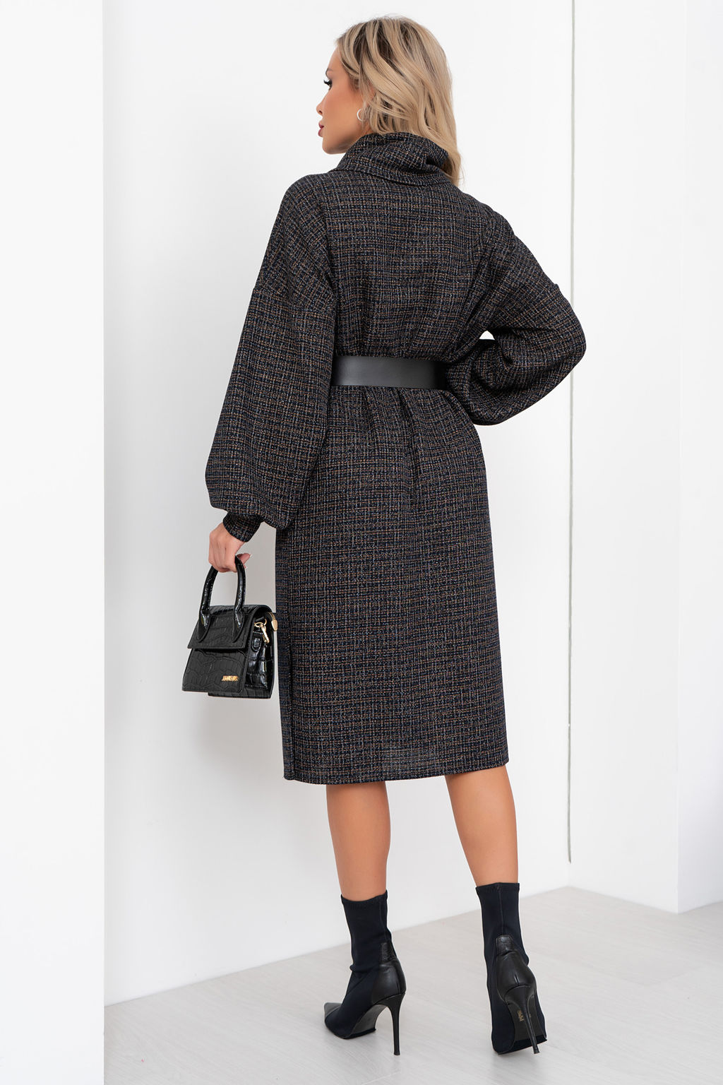 Платье Модис (коричневый/синий) Р11-1192 - Николь фото 7