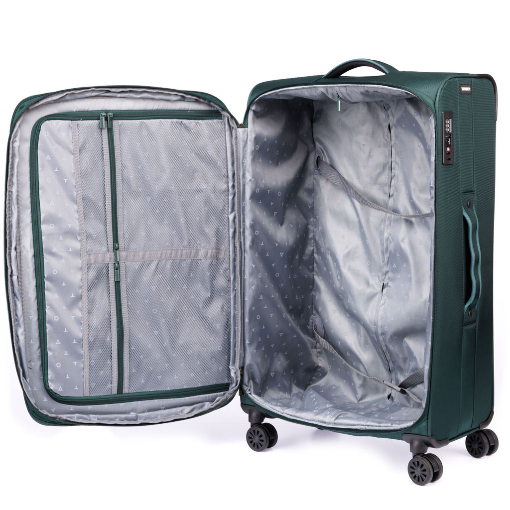 Чемодан TORBER СЕЙД T2021L-Green  фото 2