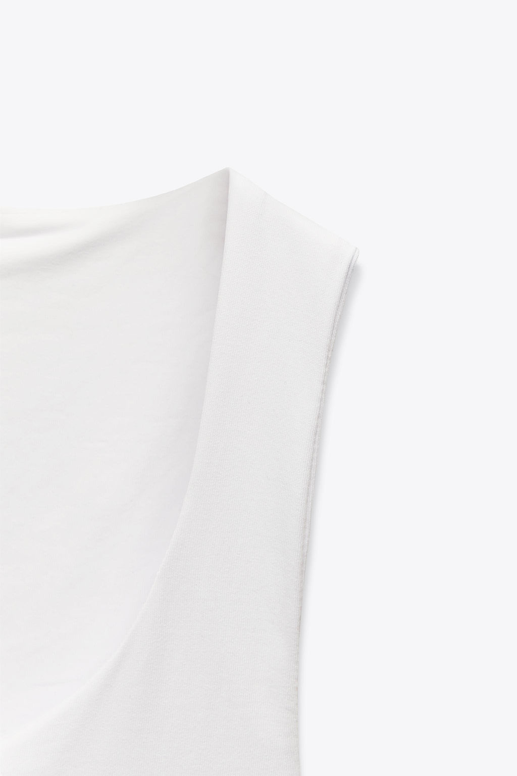 WIDE STRAP POLYAMIDE VEST TOP - Zara фото 61