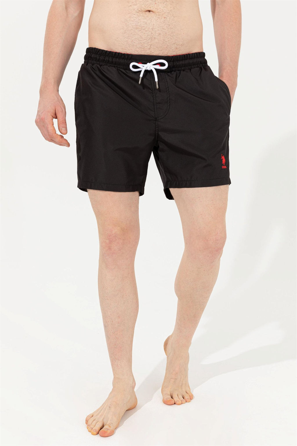 U. S. Polo Assn / Мужские черные шорты для плавания - U.s. polo assn фото 2
