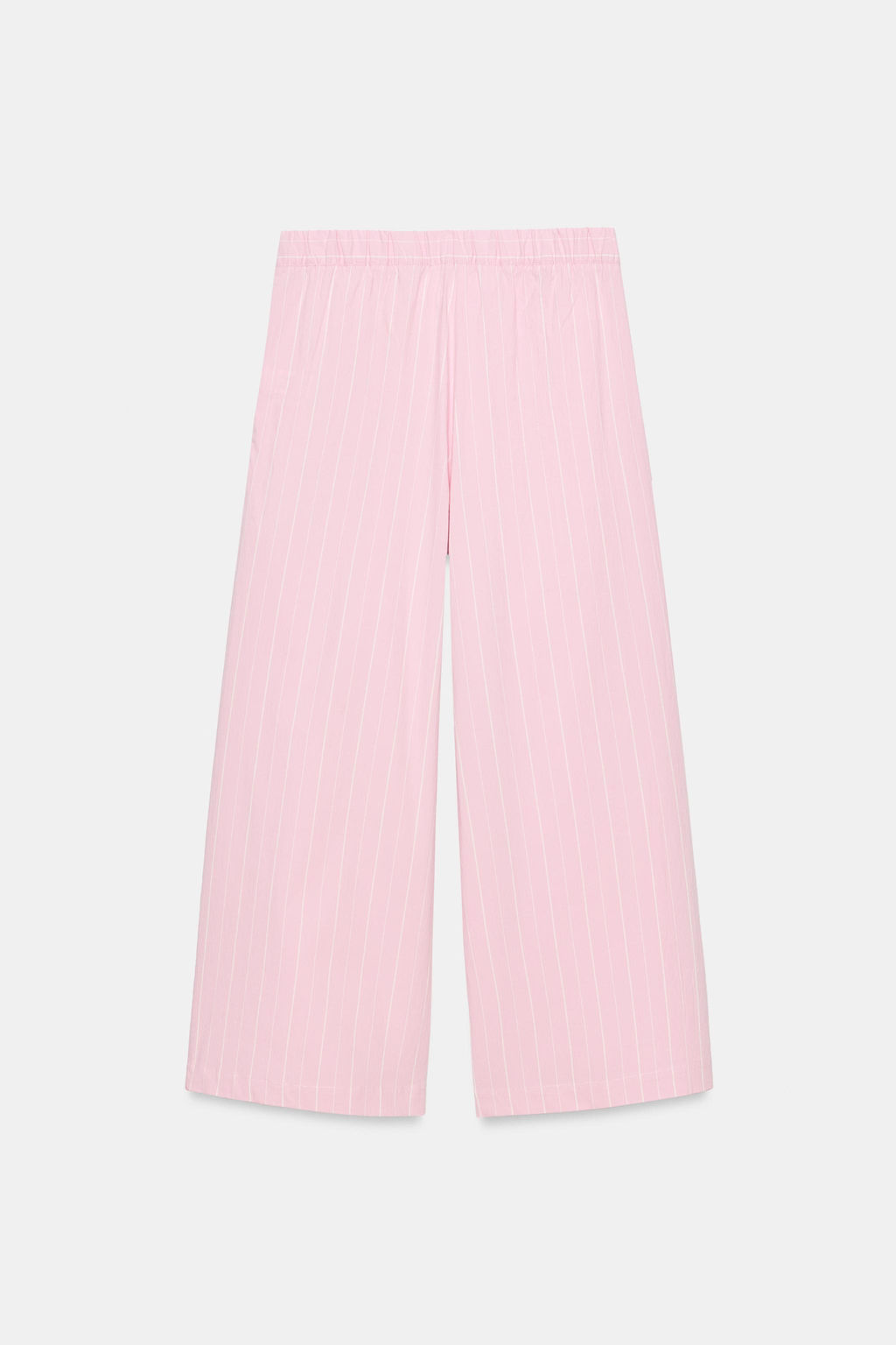 PANTAL?N CULOTTE RAYAS / Rosa / Blanco - Zara фото 9