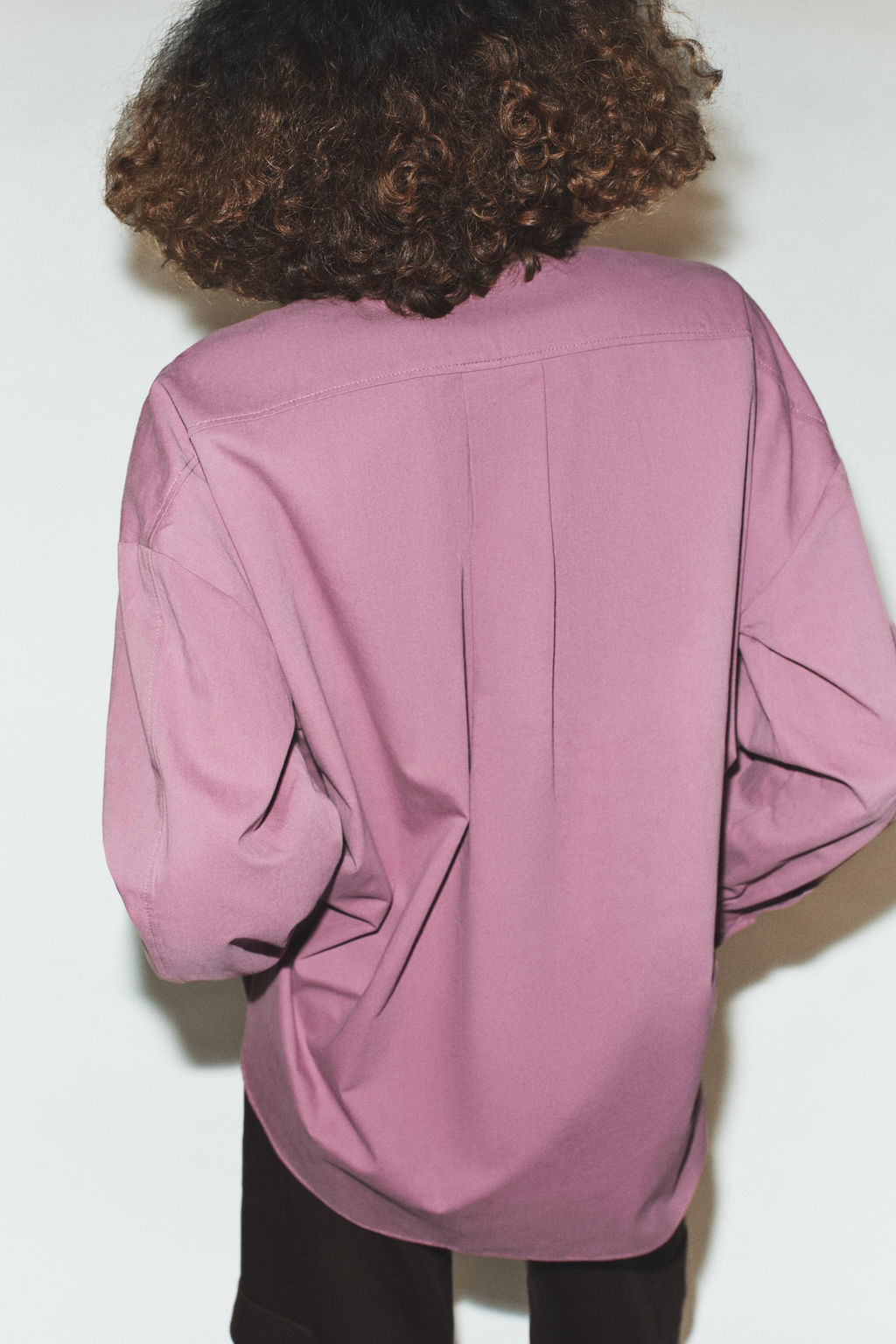 OVERSIZE HIGH-NECK SHIRT - Zara фото 4