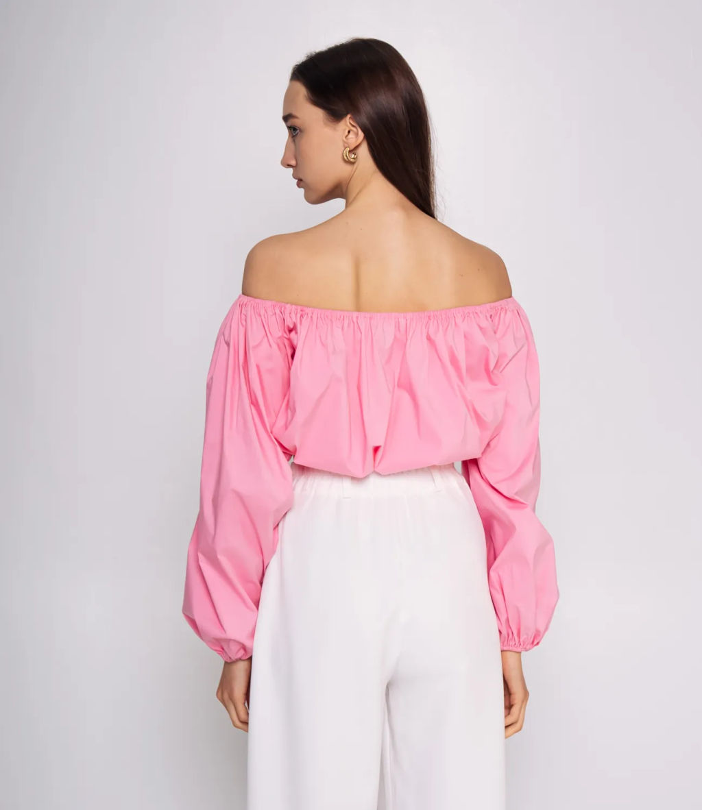 Блуза #БШ2299, розовый