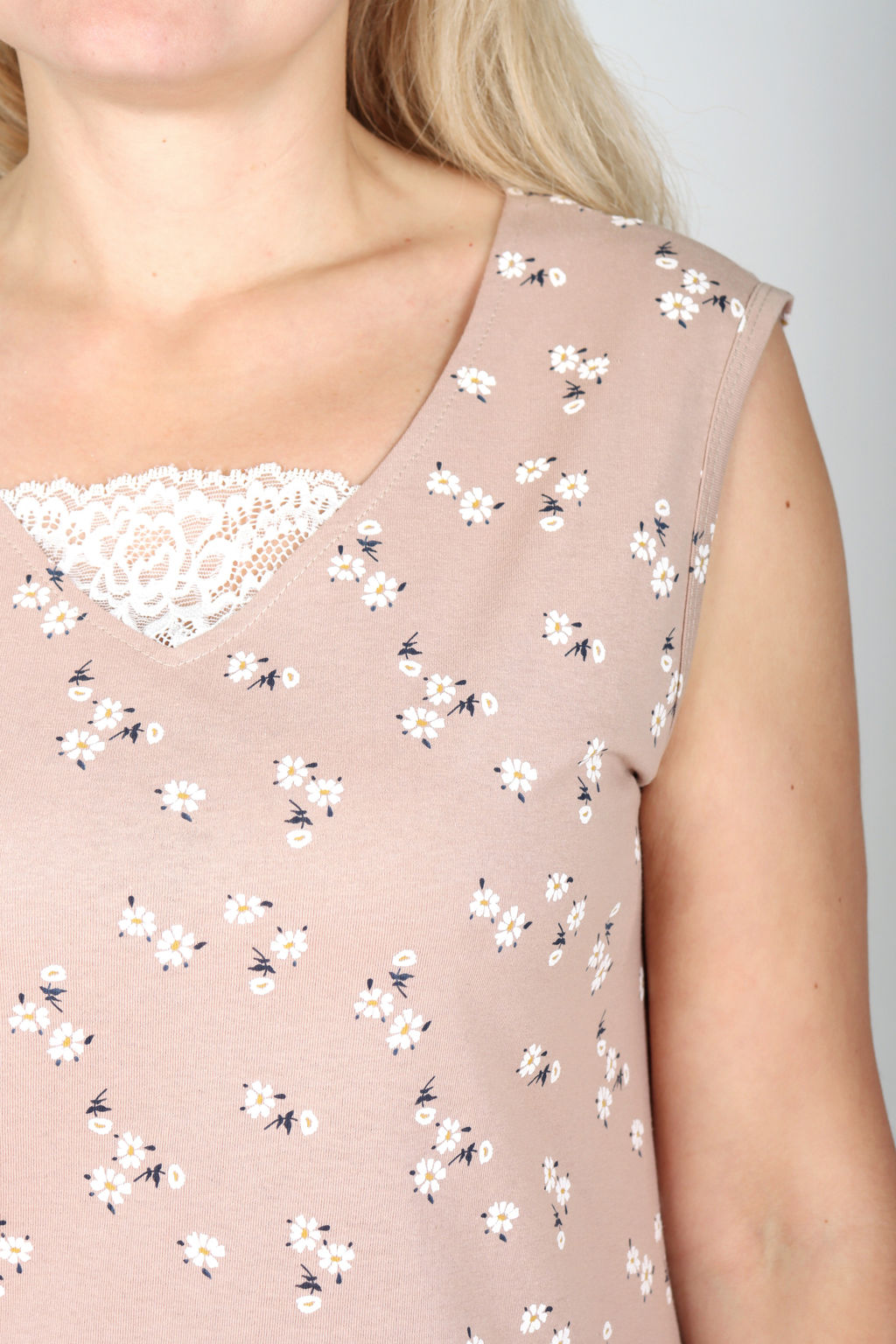 Сорочка Карина С-272 (46-60) кулирка - Лотос фото 17