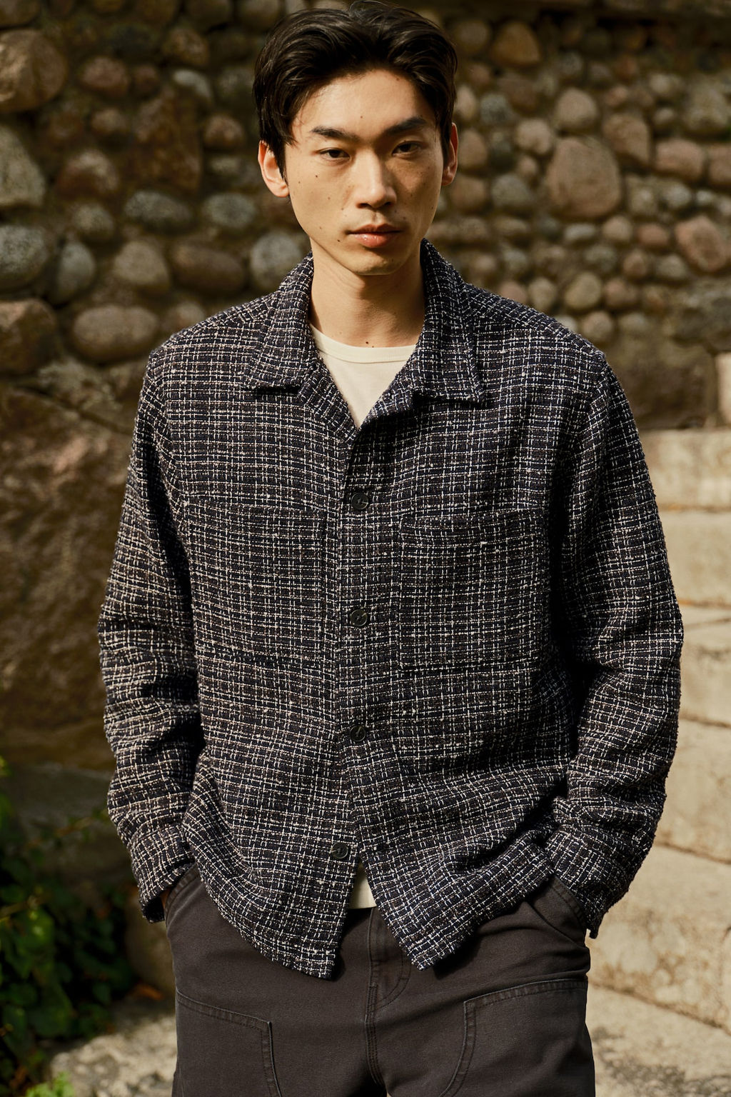 Sobrecamisa gofrada Regular Fit - H&m фото 2