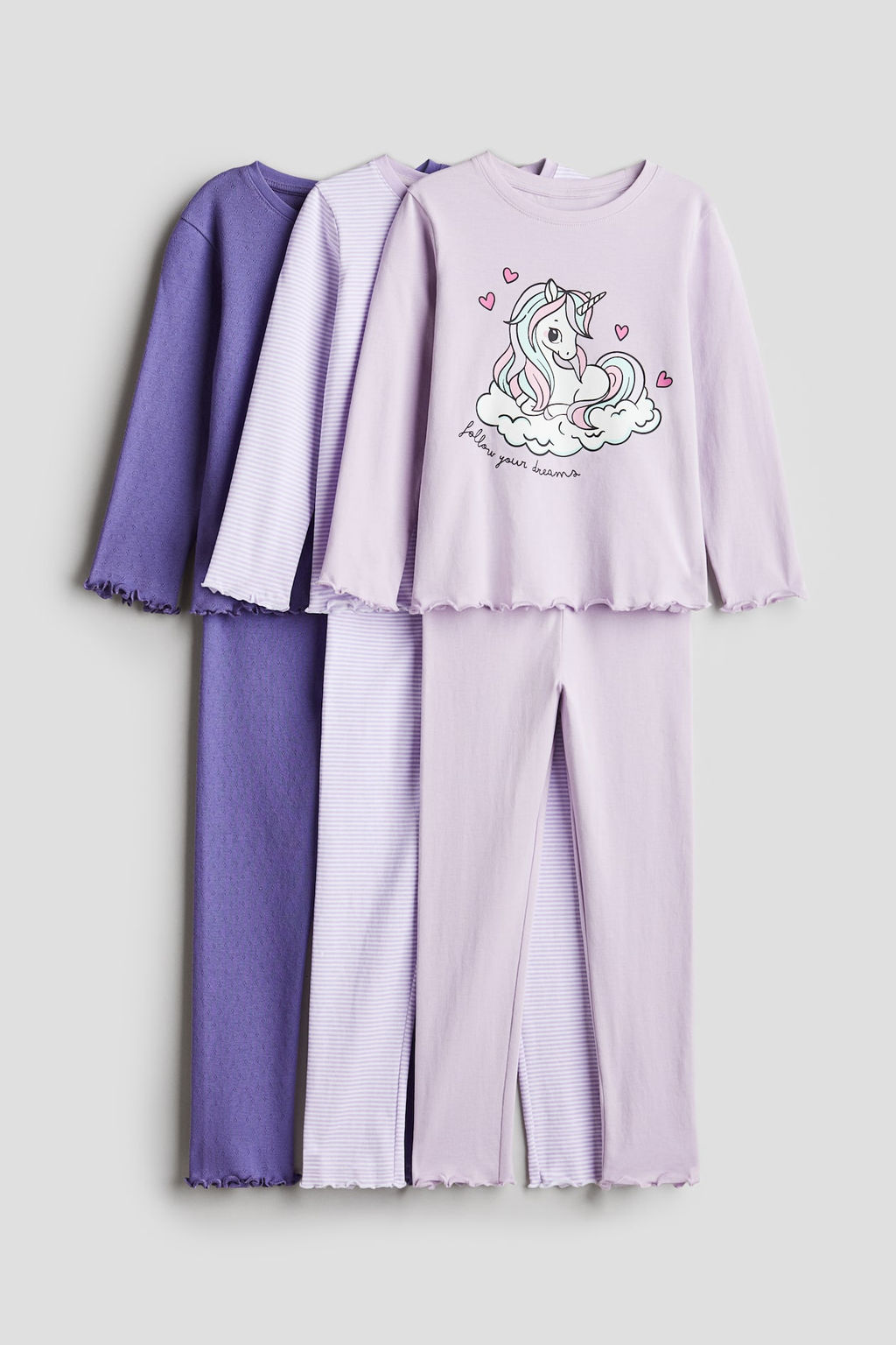 Pack de 3 pijamas de algodon
