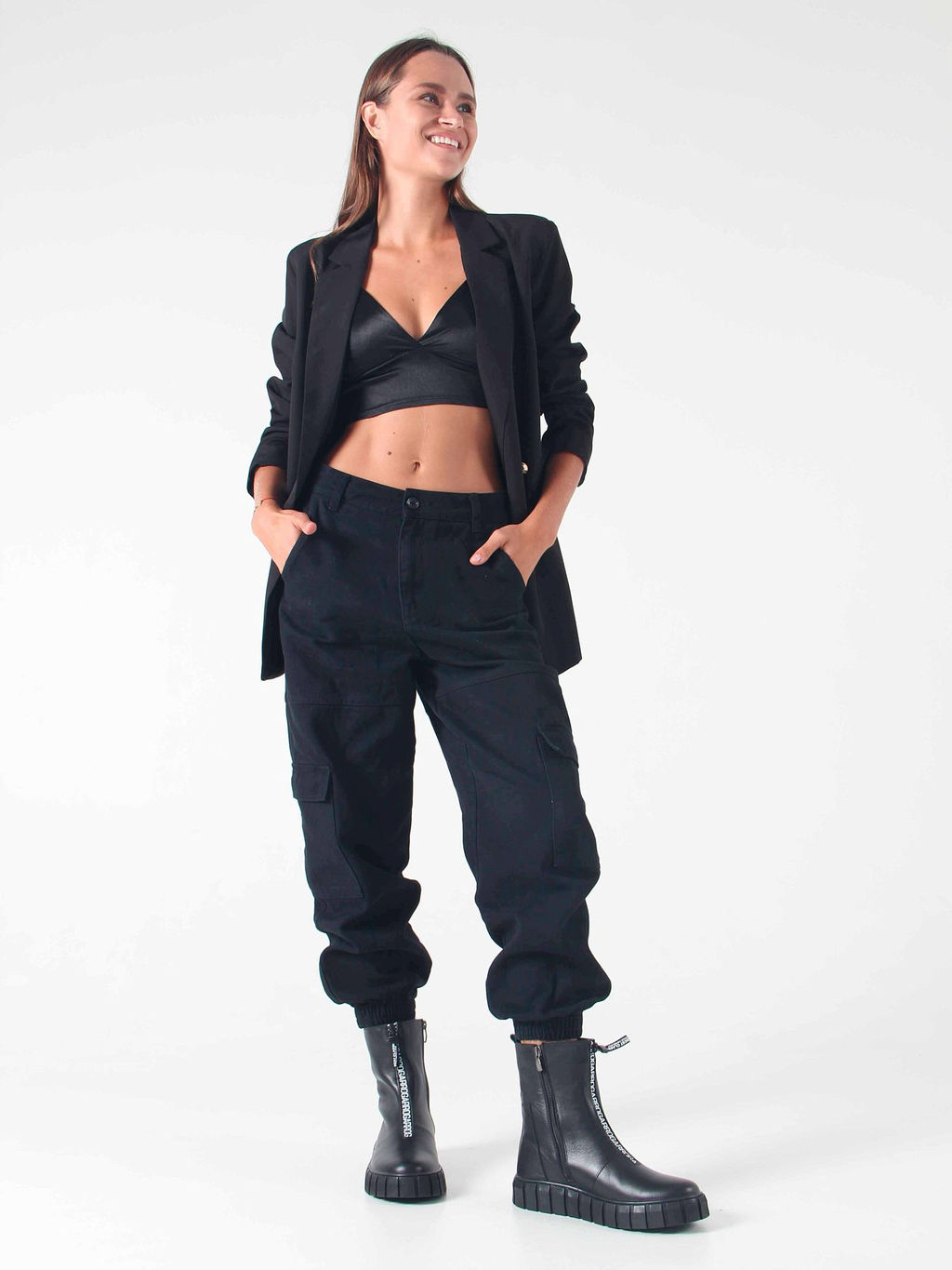 Ботинки 365.L.1918bl.black /шерсть