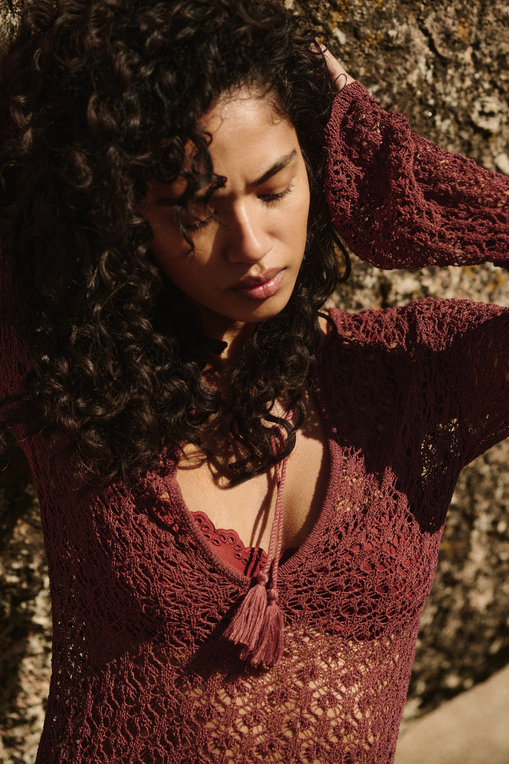 Vestido playero efecto crochet - H&m фото 7
