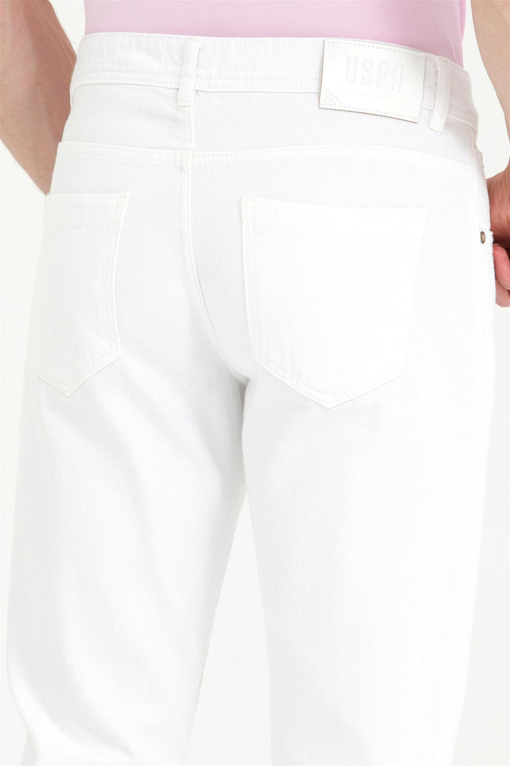 U. S. Polo Assn / Мужские белые джинсовые брюки - U.s. polo assn фото 14