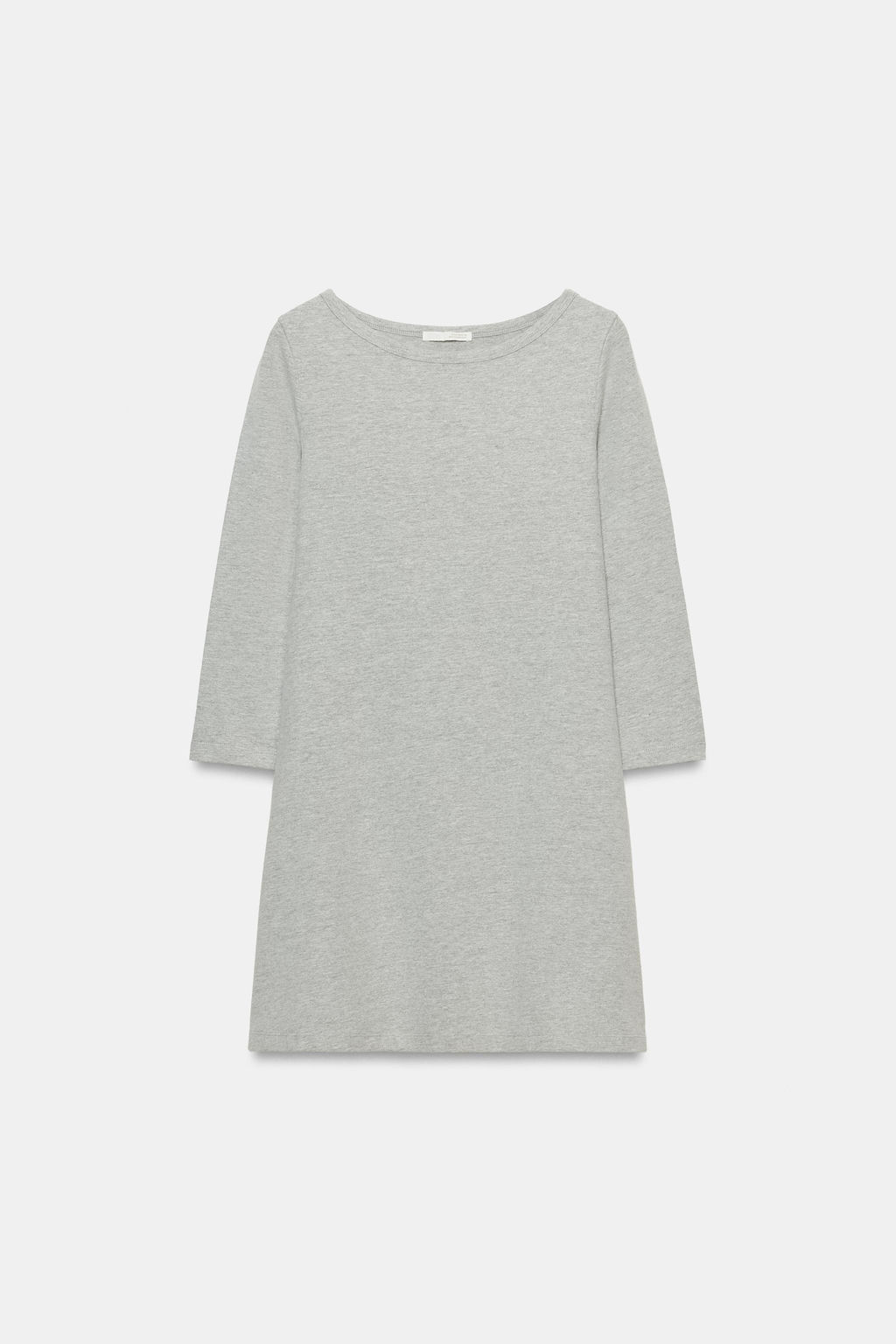 VESTIDO CORTO CUELLO BARCO / Gris vigor? - Zara фото 6